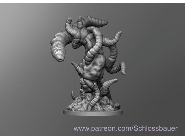 Mutated Worm 3d model