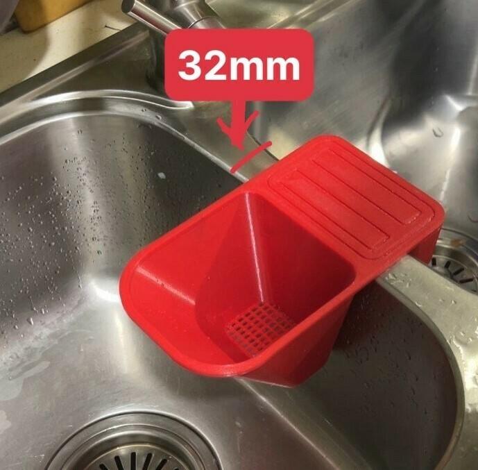 Kitchen Gadget - Food Drain above Sink 3d model