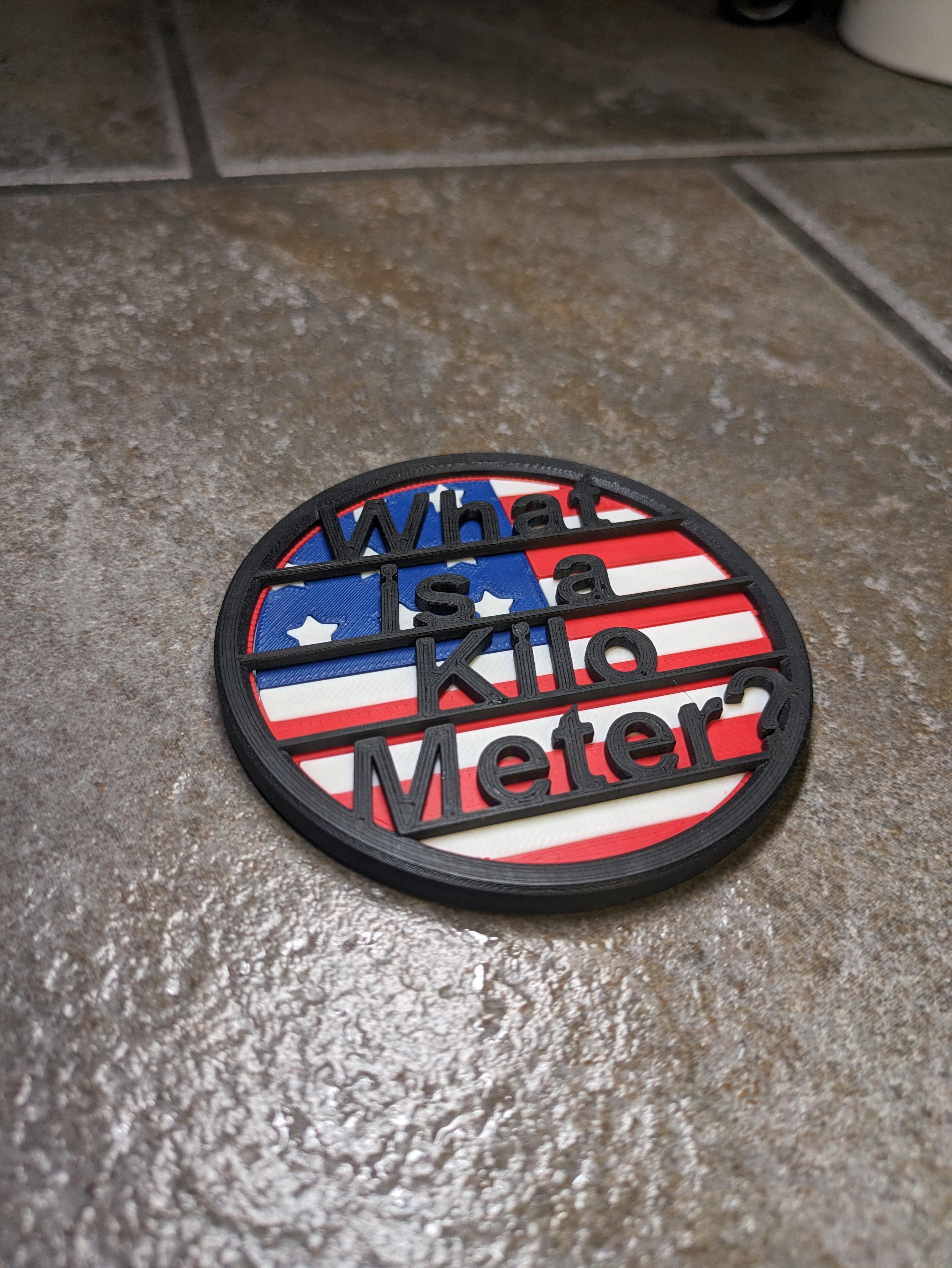 What is a Kilo Meter Coaster 3d model