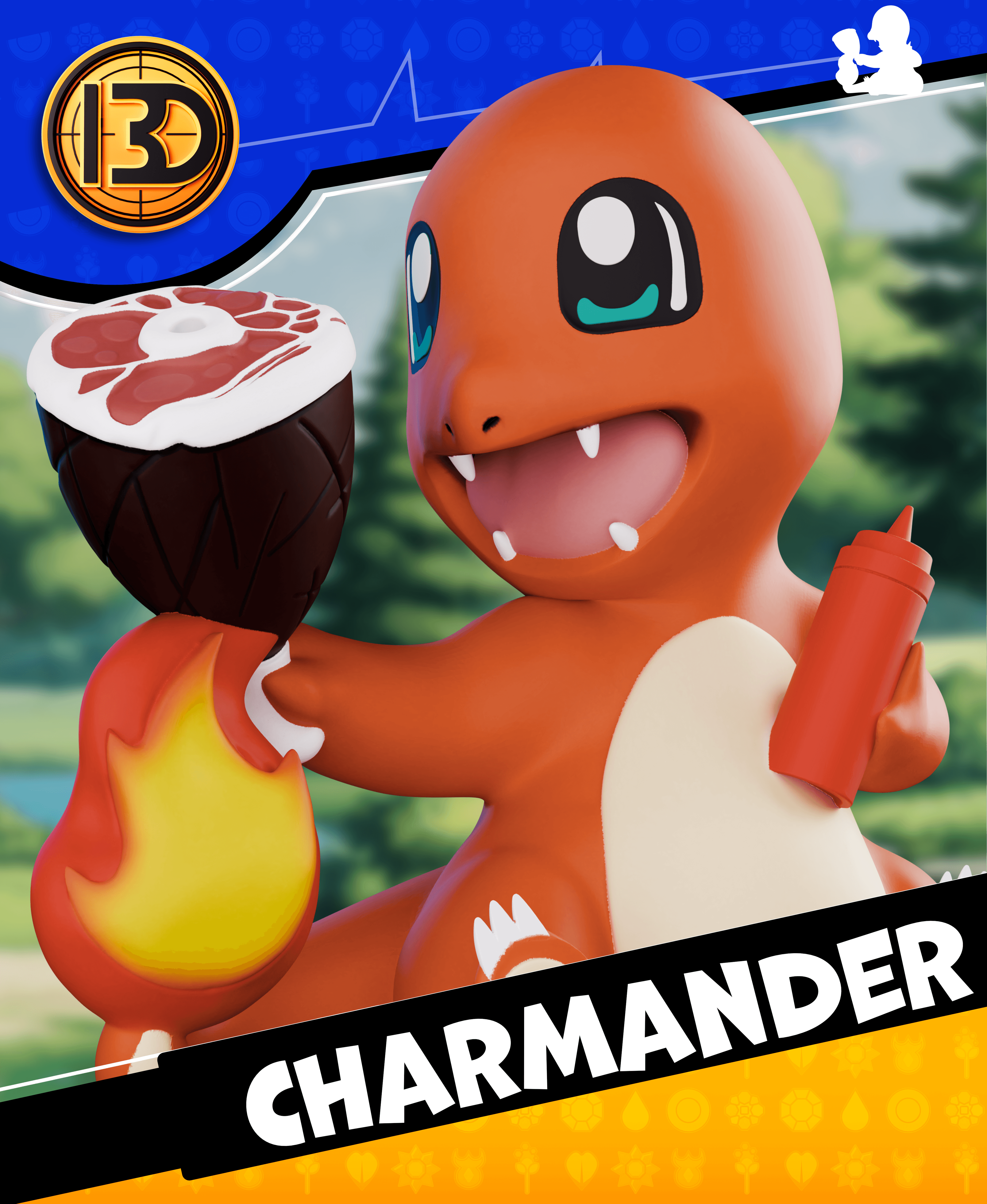 Charmander 3d model