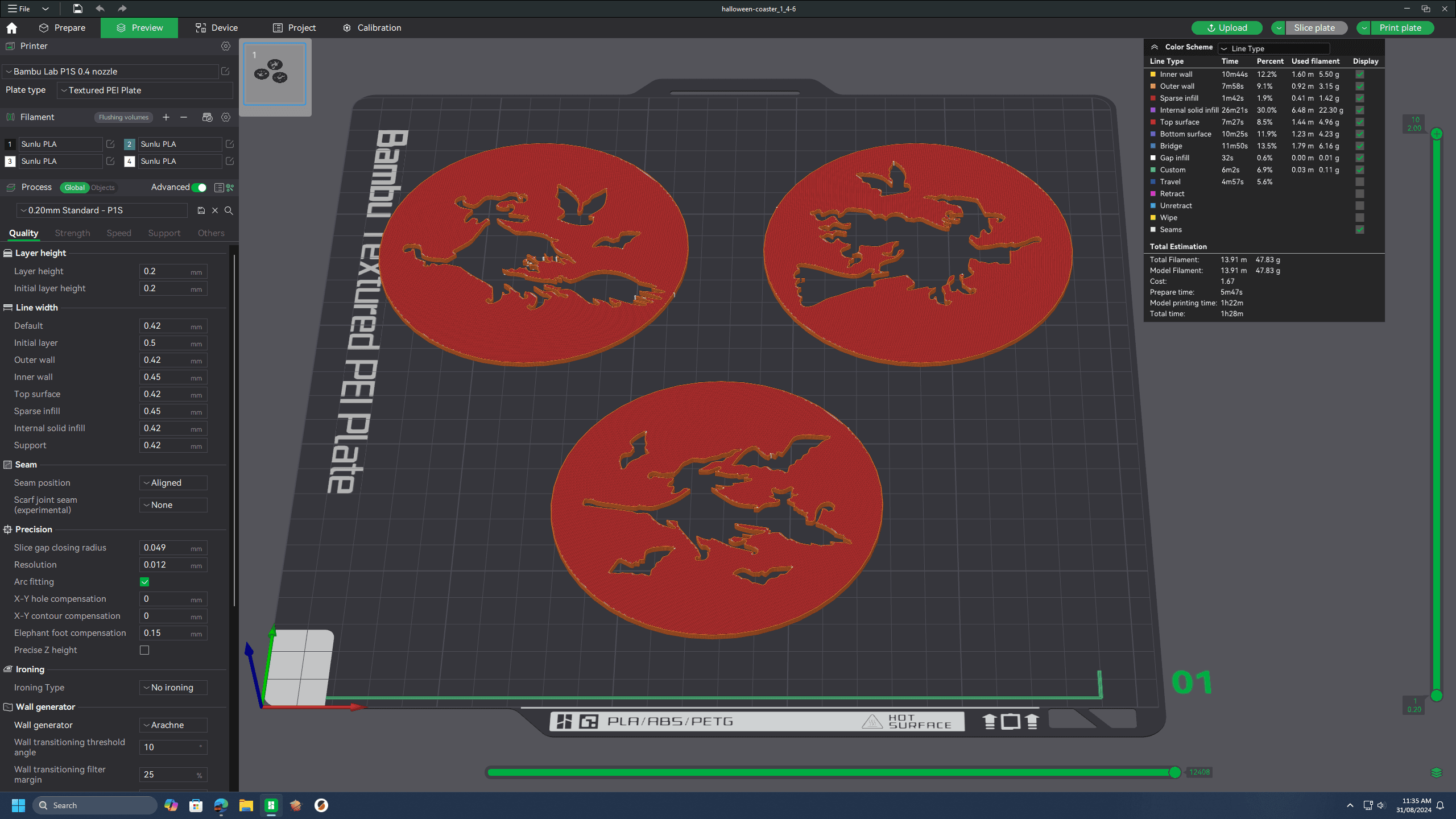 Halloween Coaster 3d model