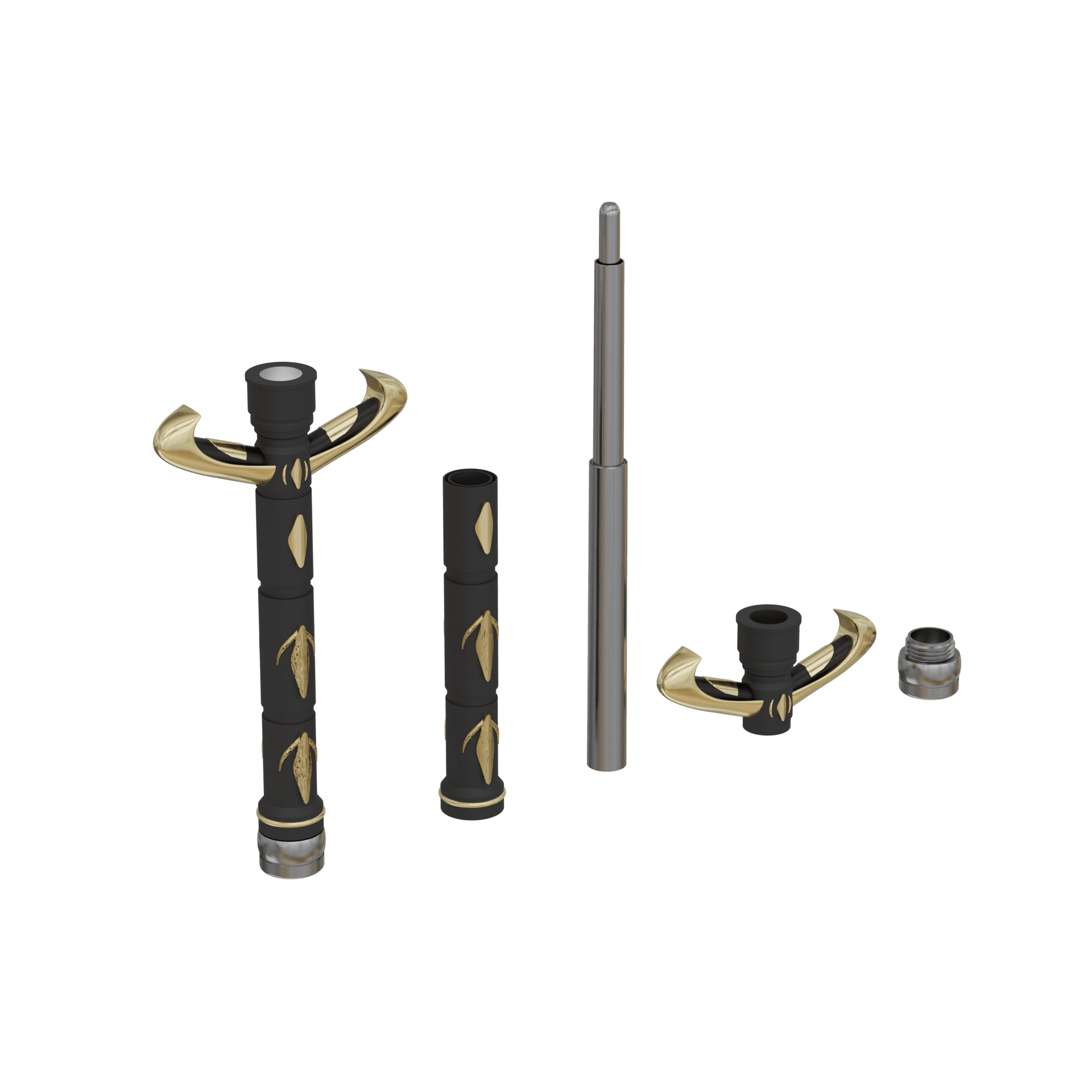 Print in Place Collapsing Jedi Lightsaber Concept 12 3d model