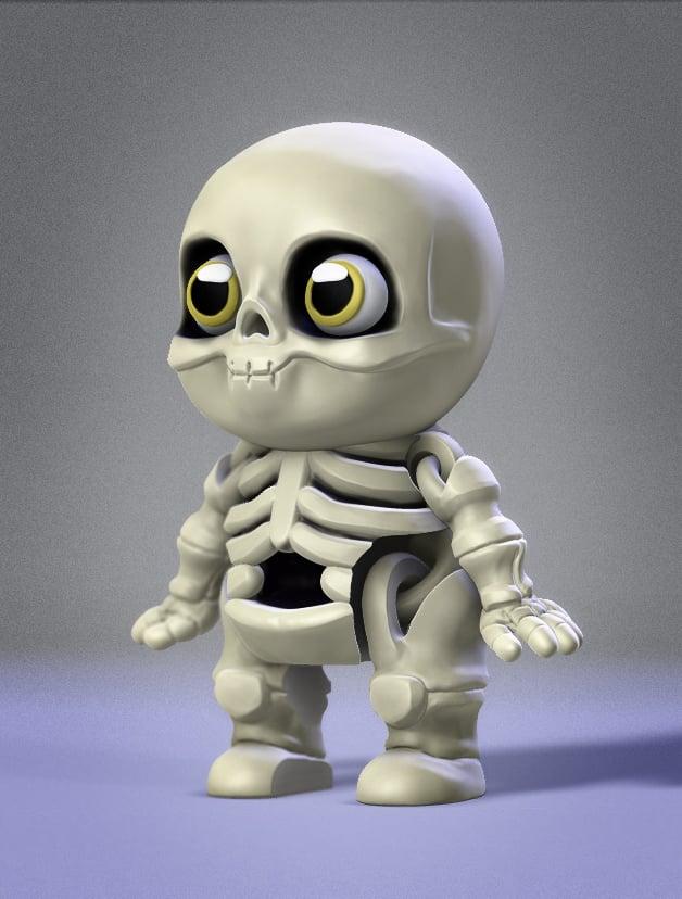 Baby Flexi Skeleton 3d model