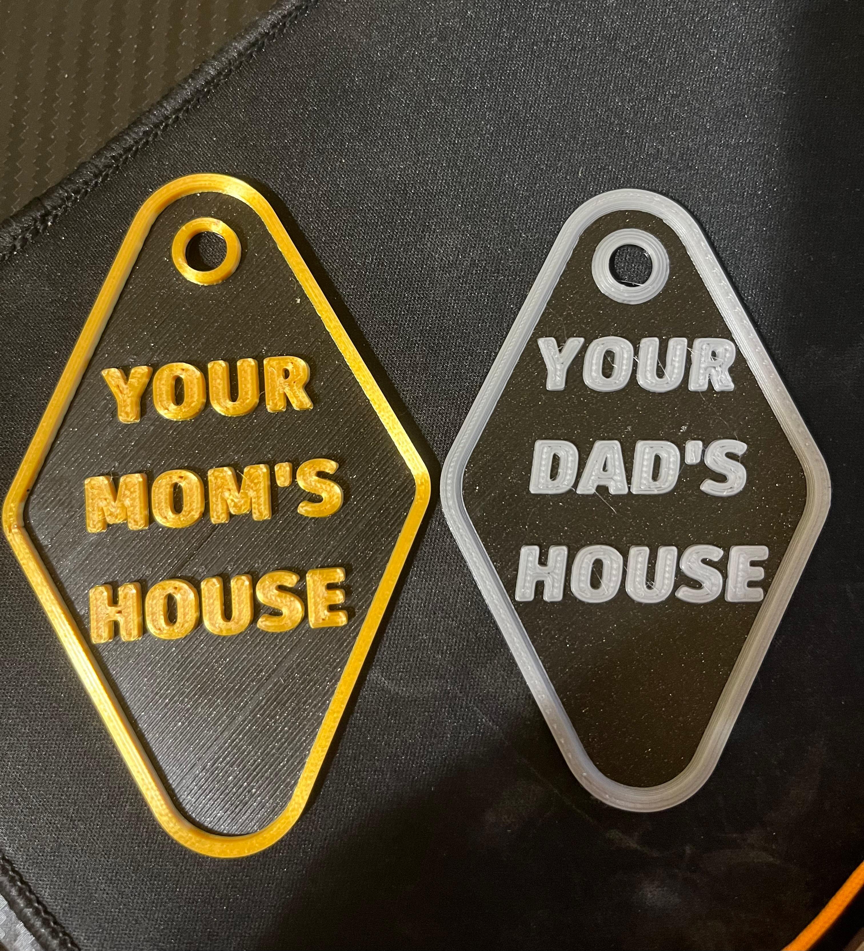 Your Dad's House keychain hotel 3d model