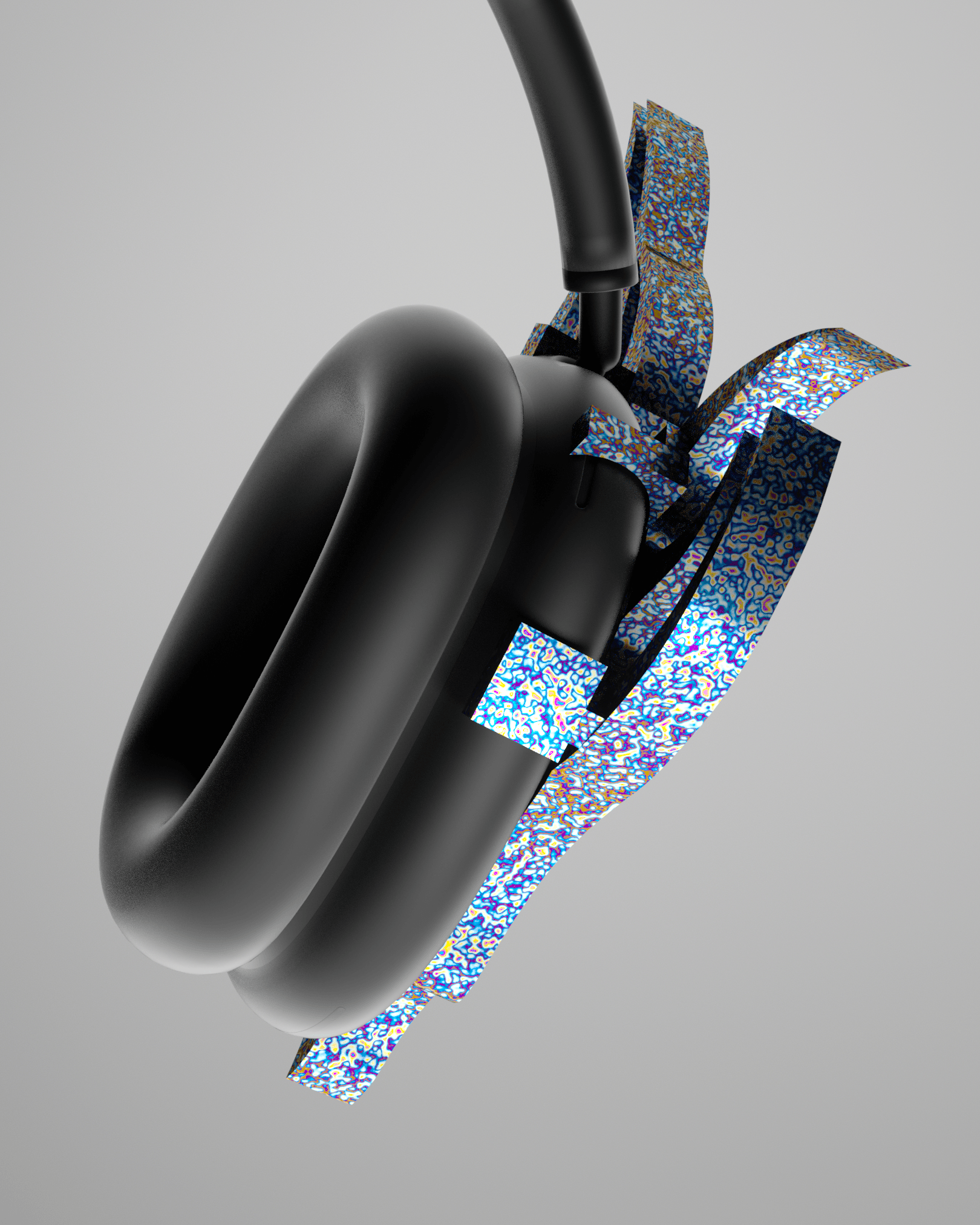 AIRPODS MAX SLIDE-ON ACCESSORY (TRIBAL HEART) 3d model