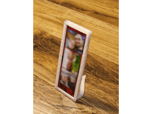 Picture frame for photo strip 3d model