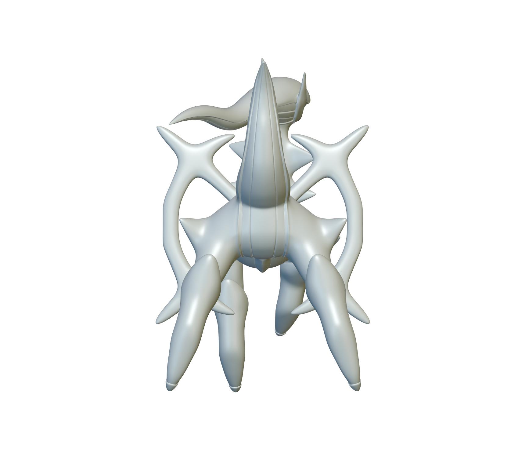 Pokemon Arceus #493 - Optimized for 3D Printing 3d model