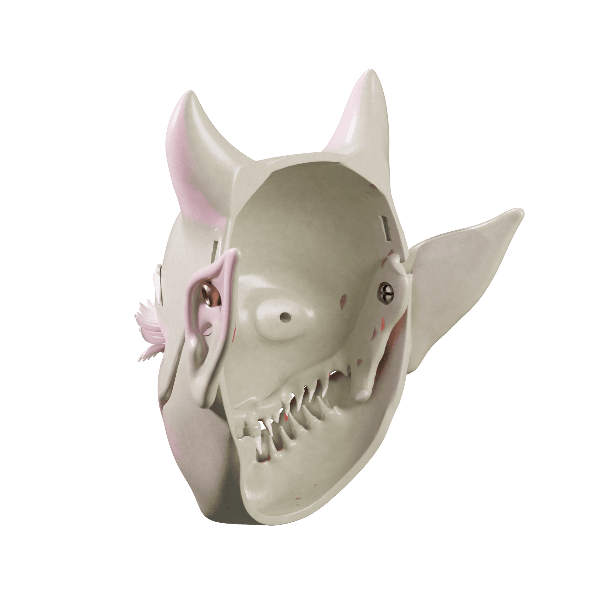 Creepy Doll Mask 3d model