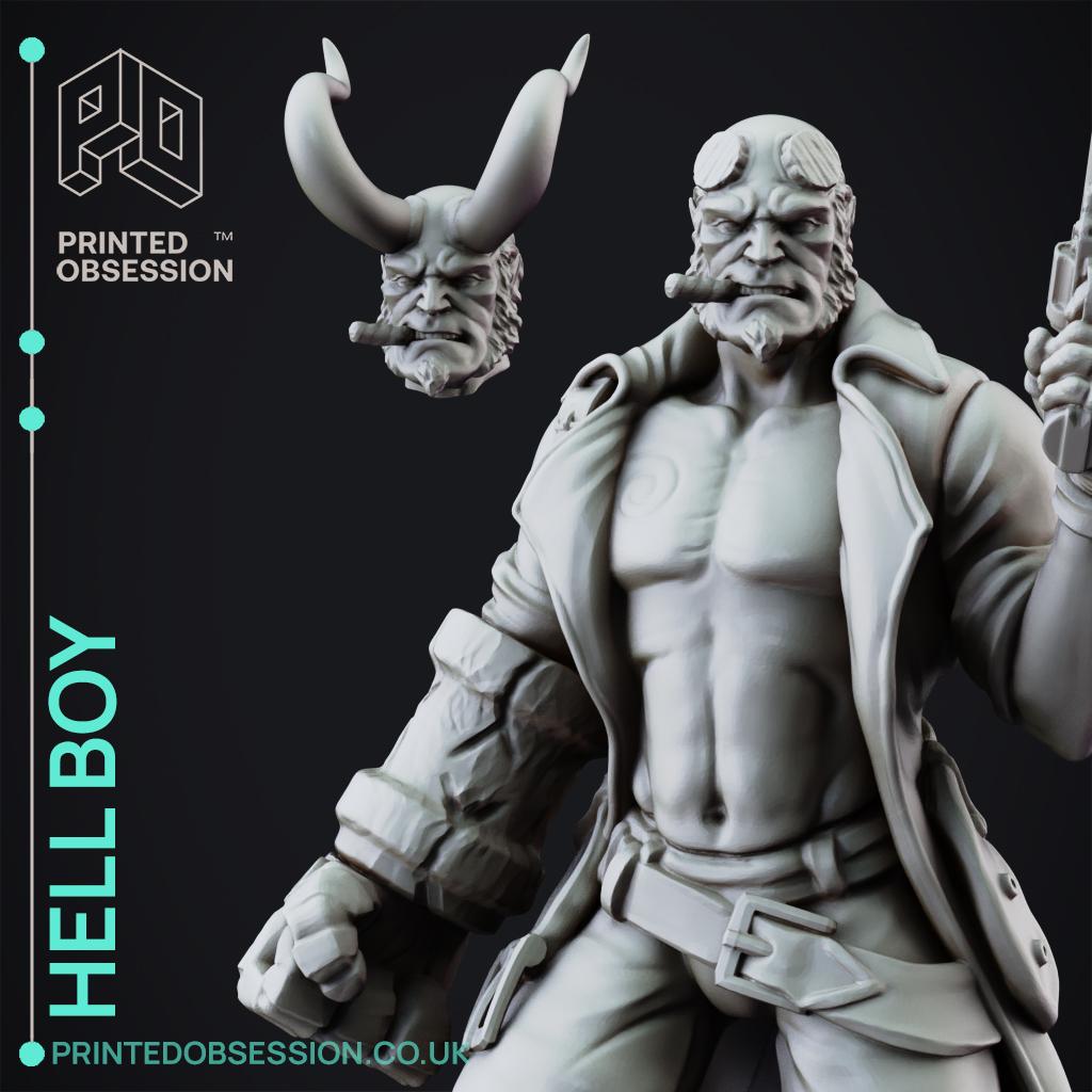 Hellboy - Fanart Model 3d model