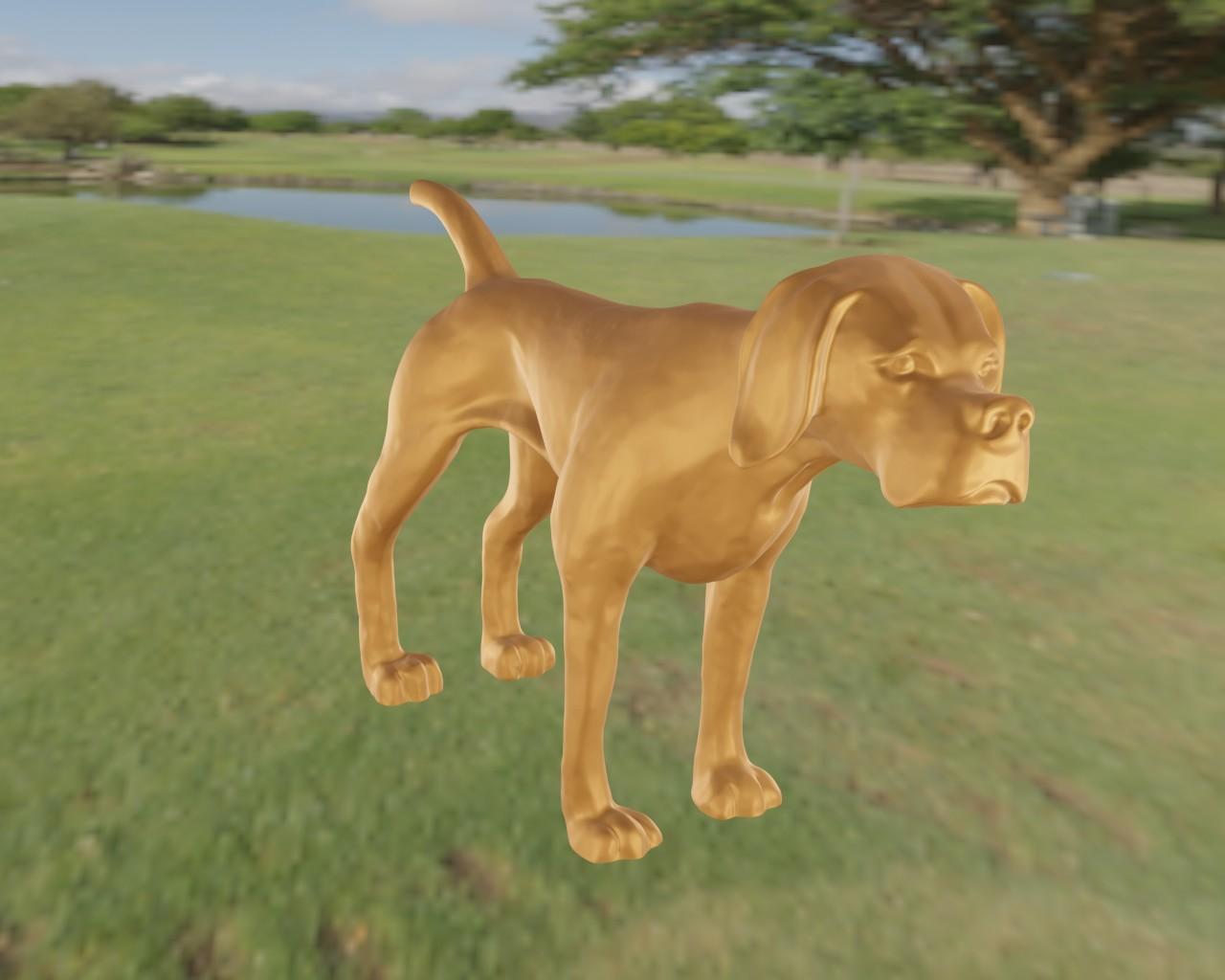 pointer english 3d model