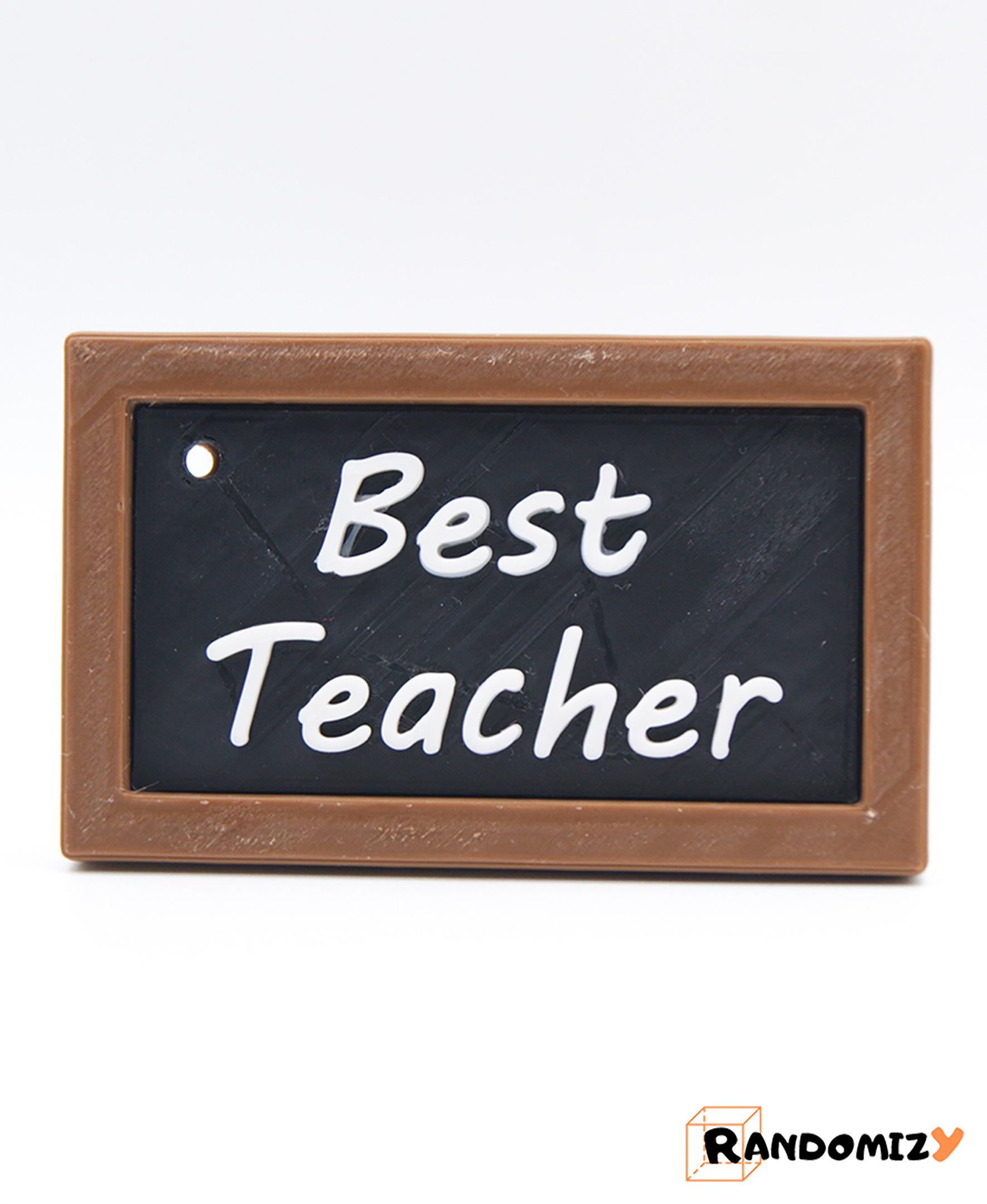 Best Teacher (Keychain) 3d model