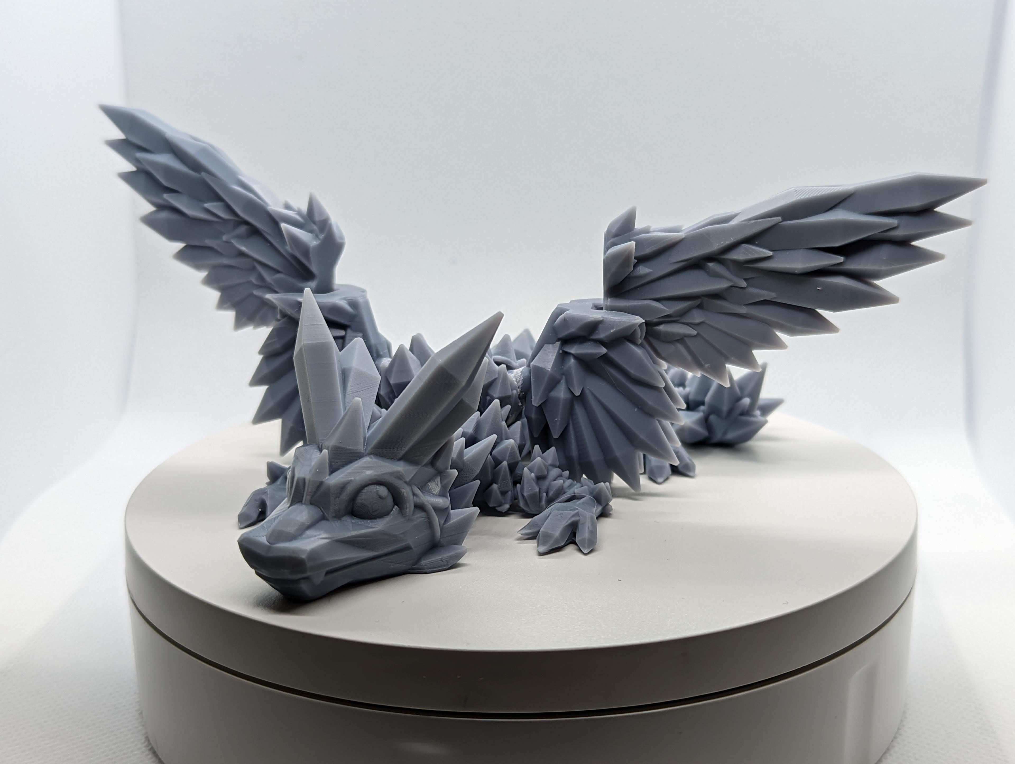 Baby Crystalwing Dragon 3d model