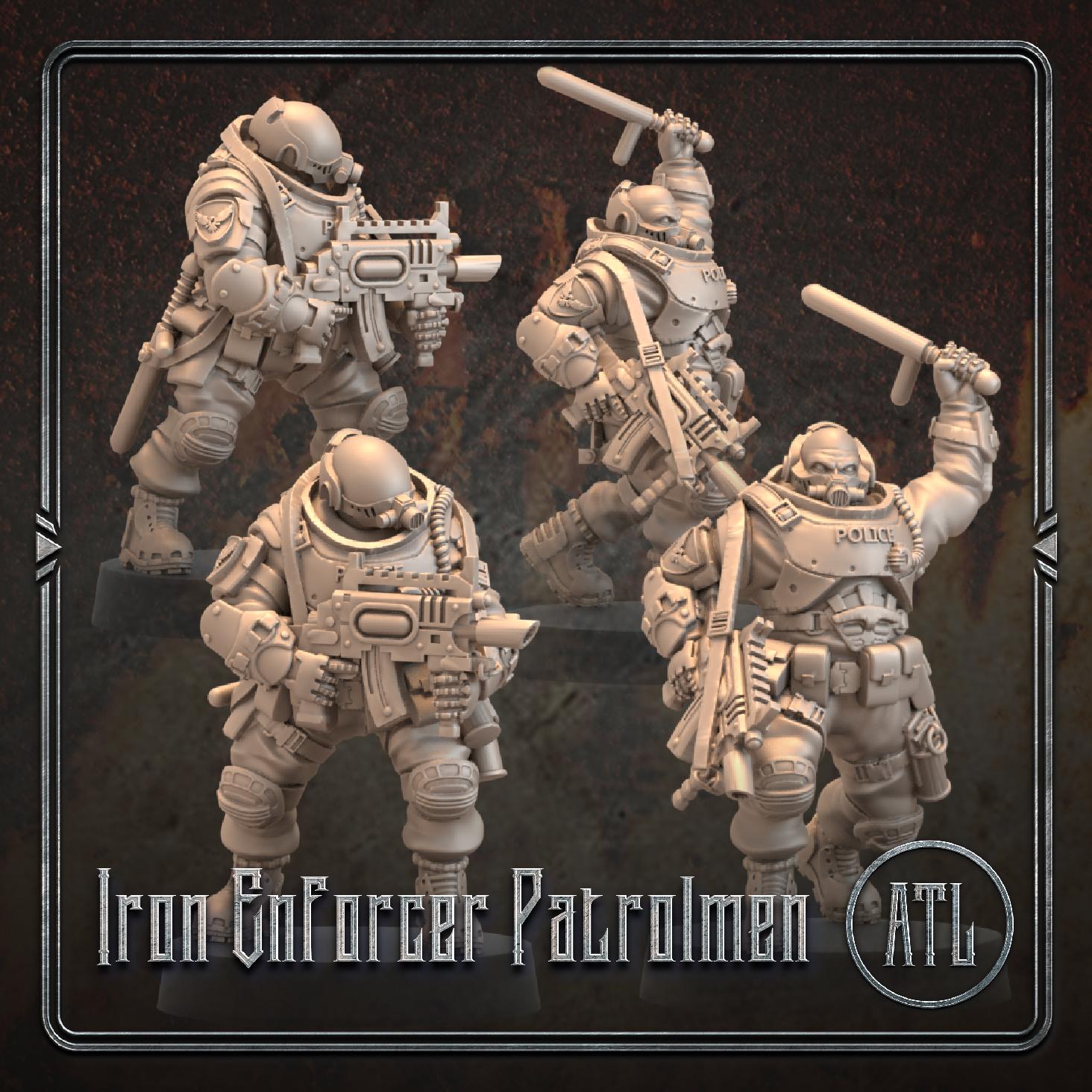 Iron Enforcer Patrolmen Bundle 3d model