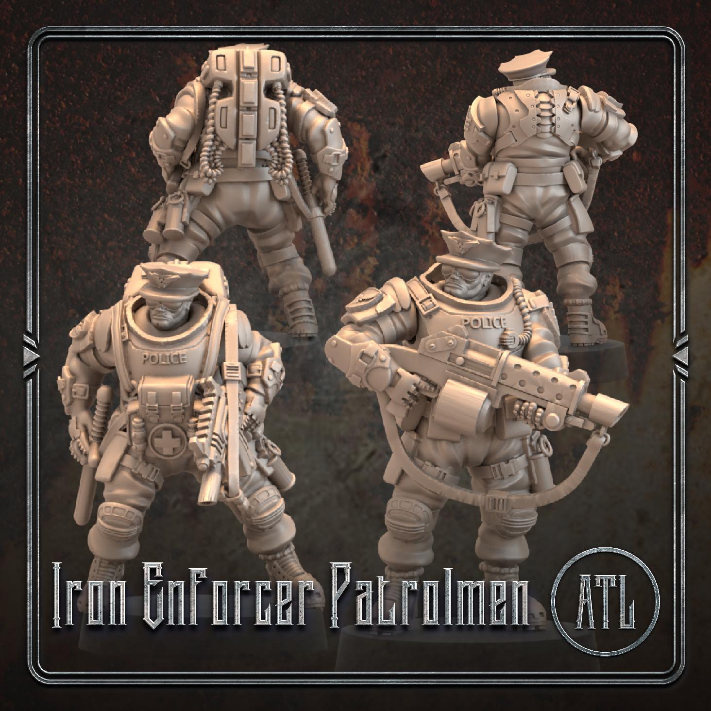 Iron Enforcer Patrolmen Bundle 3d model