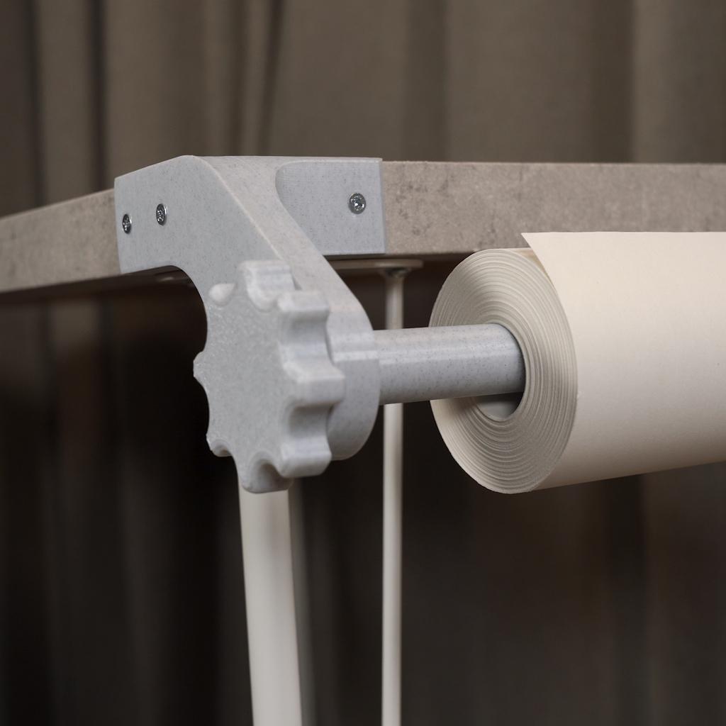 Paper Roll Holder For IKEA LINNMON  3d model