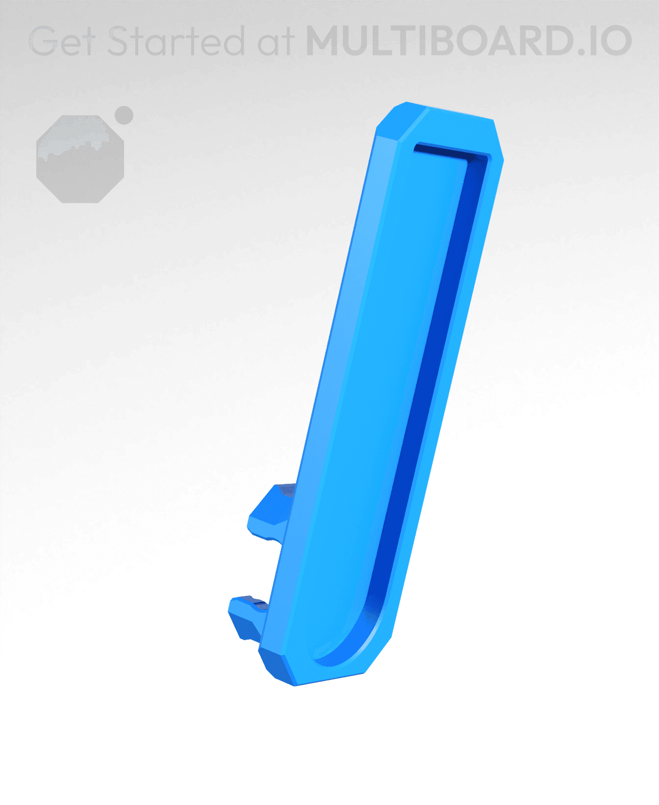 Single Snap (DS Part A) - Medium Command Strip Mount 3d model