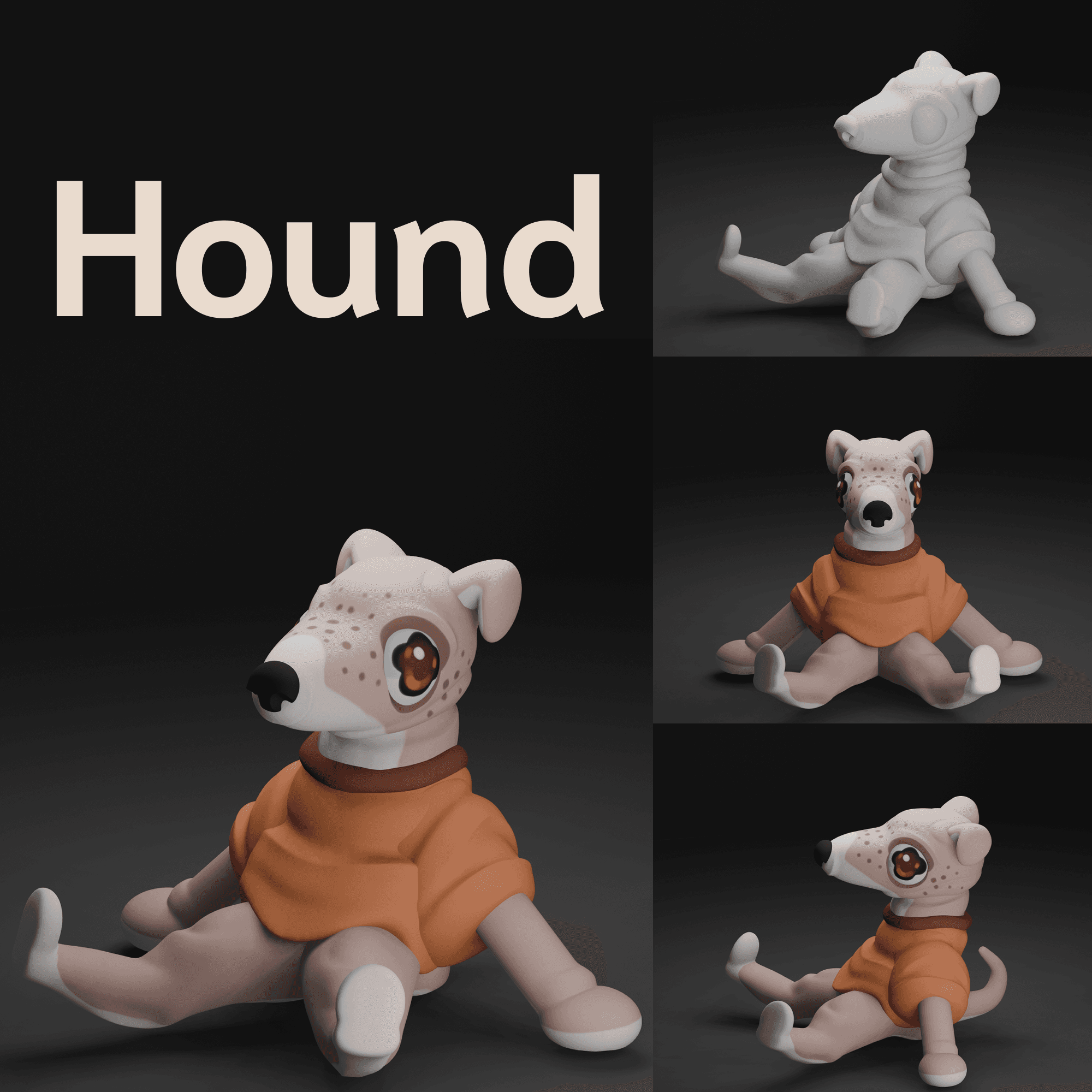 Hound 3d model