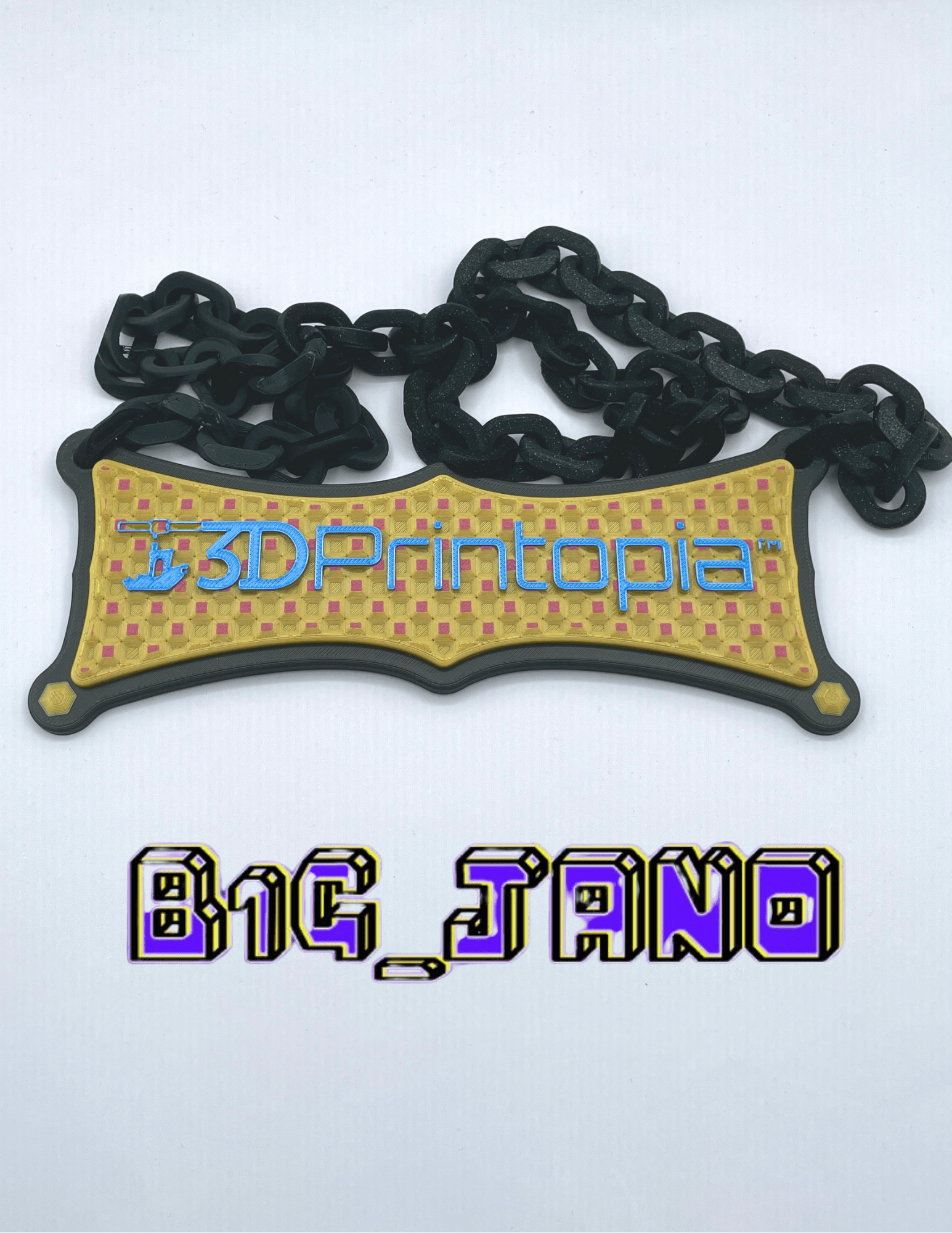 3DPrintopia Bling Chain - Do it B1G!! - 3d model