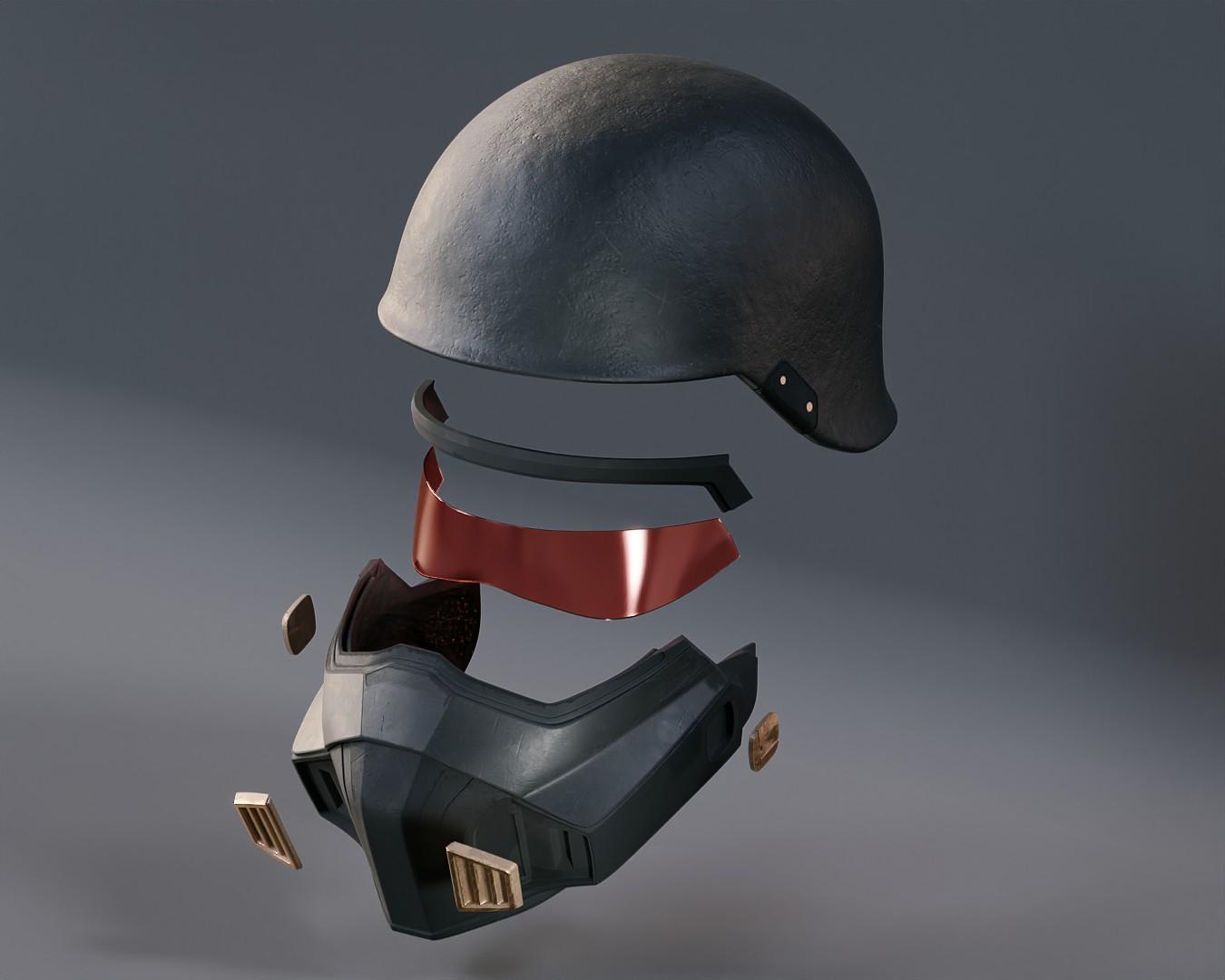 Helldivers 2 Helmet - Light Gunner - 3D Print Files 3d model