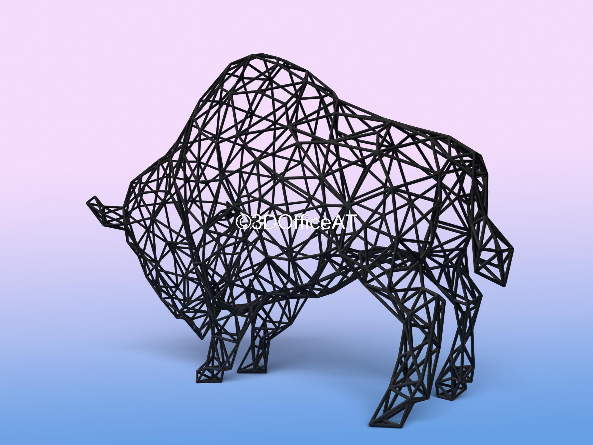 Buffalo 🦬🏠 3d model