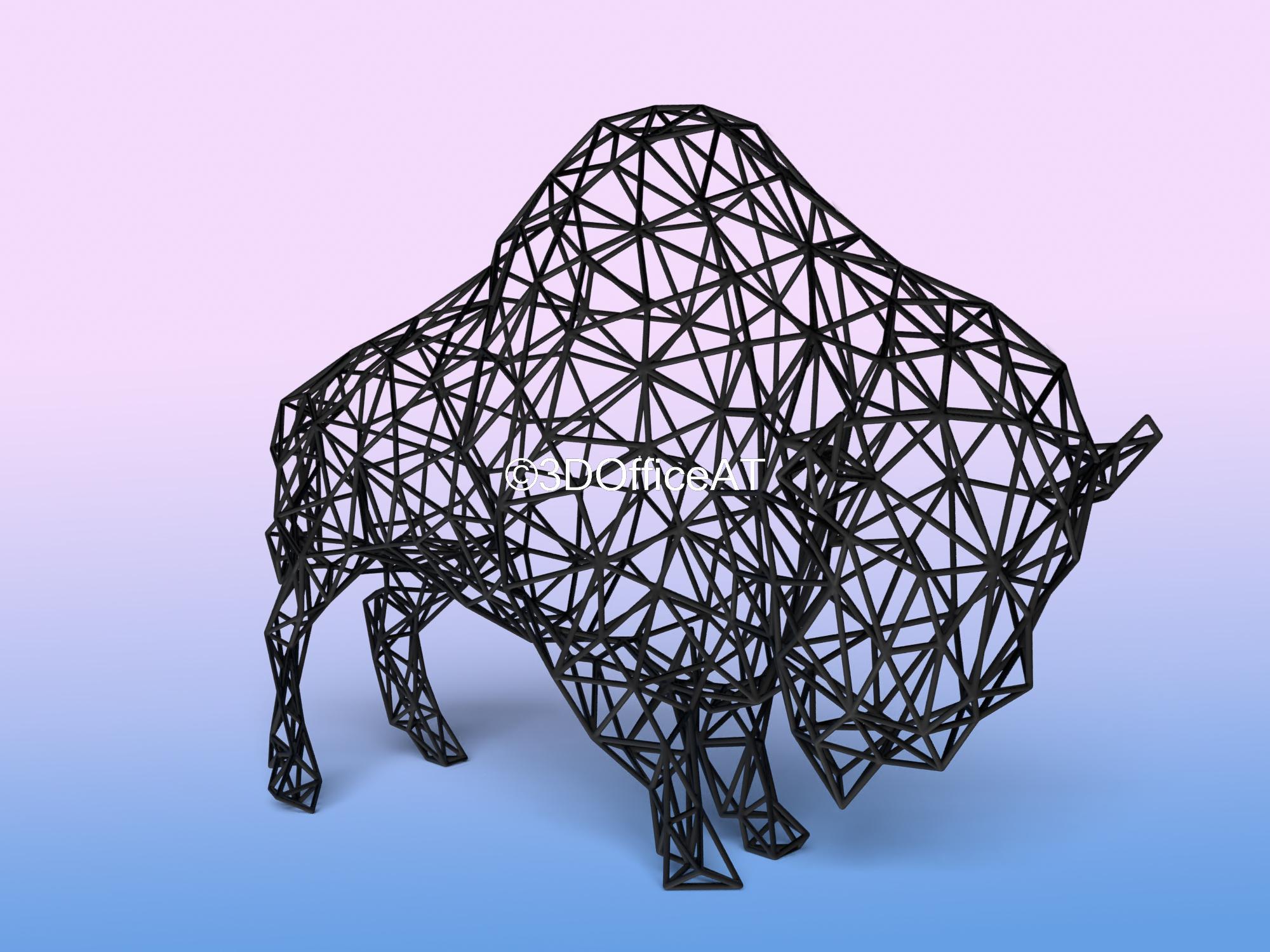 Buffalo 🦬🏠 3d model