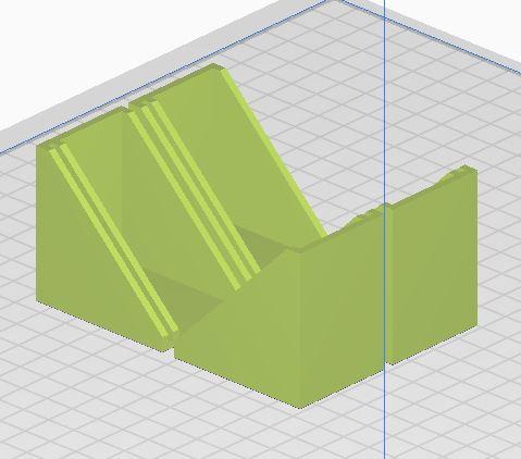 Laser Honeycomb Corner Bracket w Air Gap for Better Fume Extraction 3d model