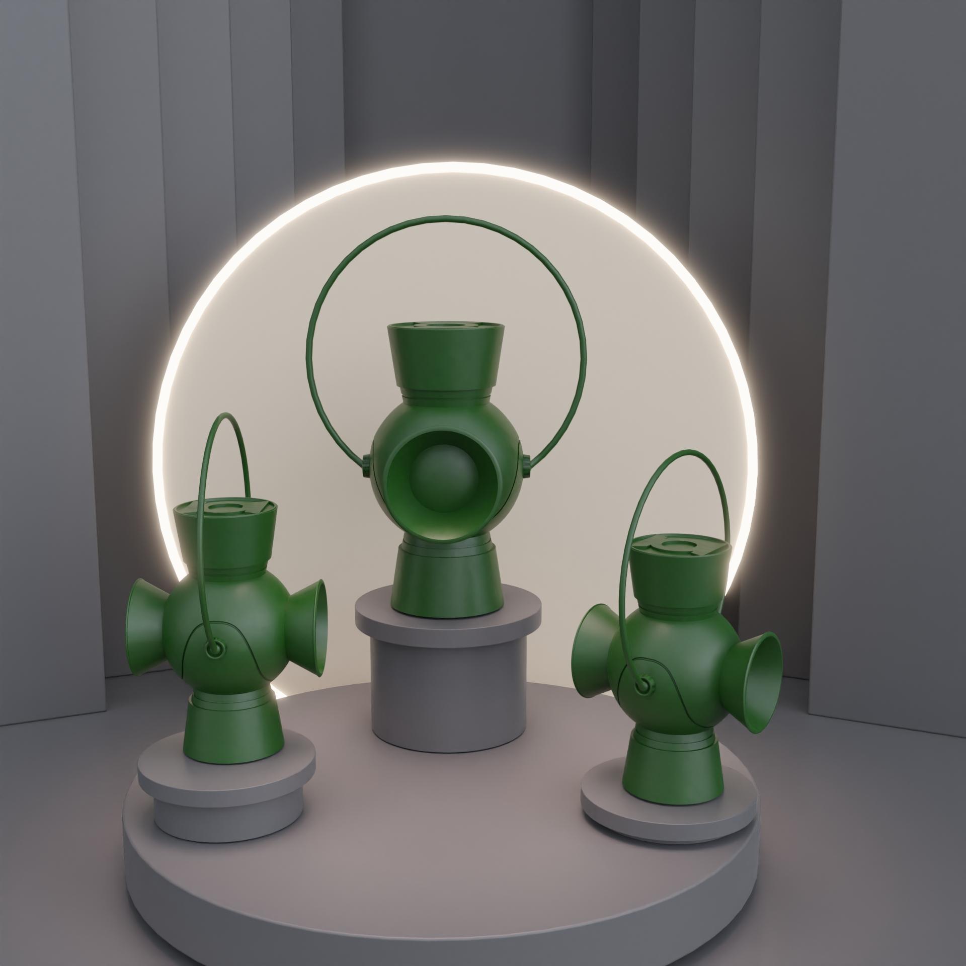 Green Lantern Lantern 3d model