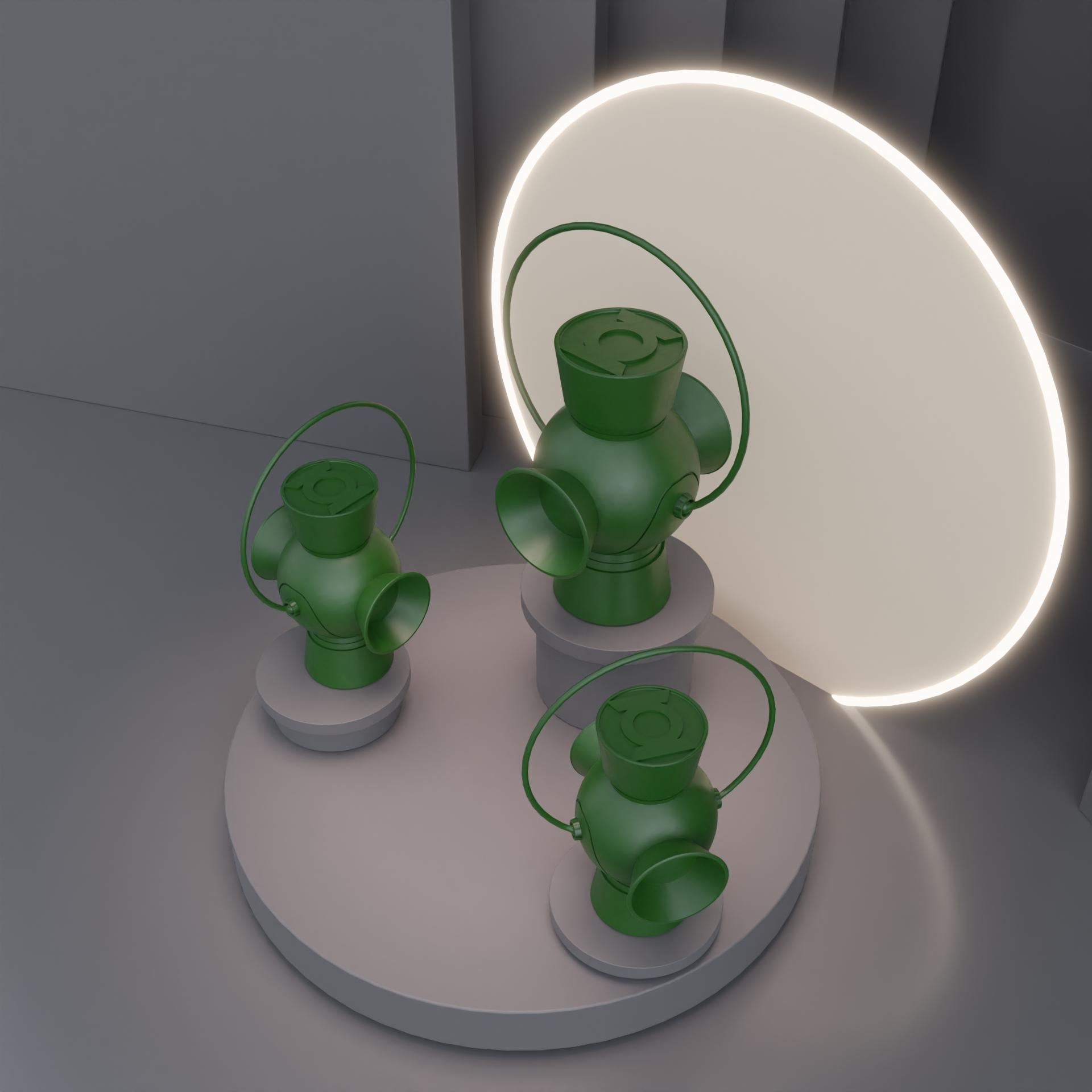 Green Lantern Lantern 3d model