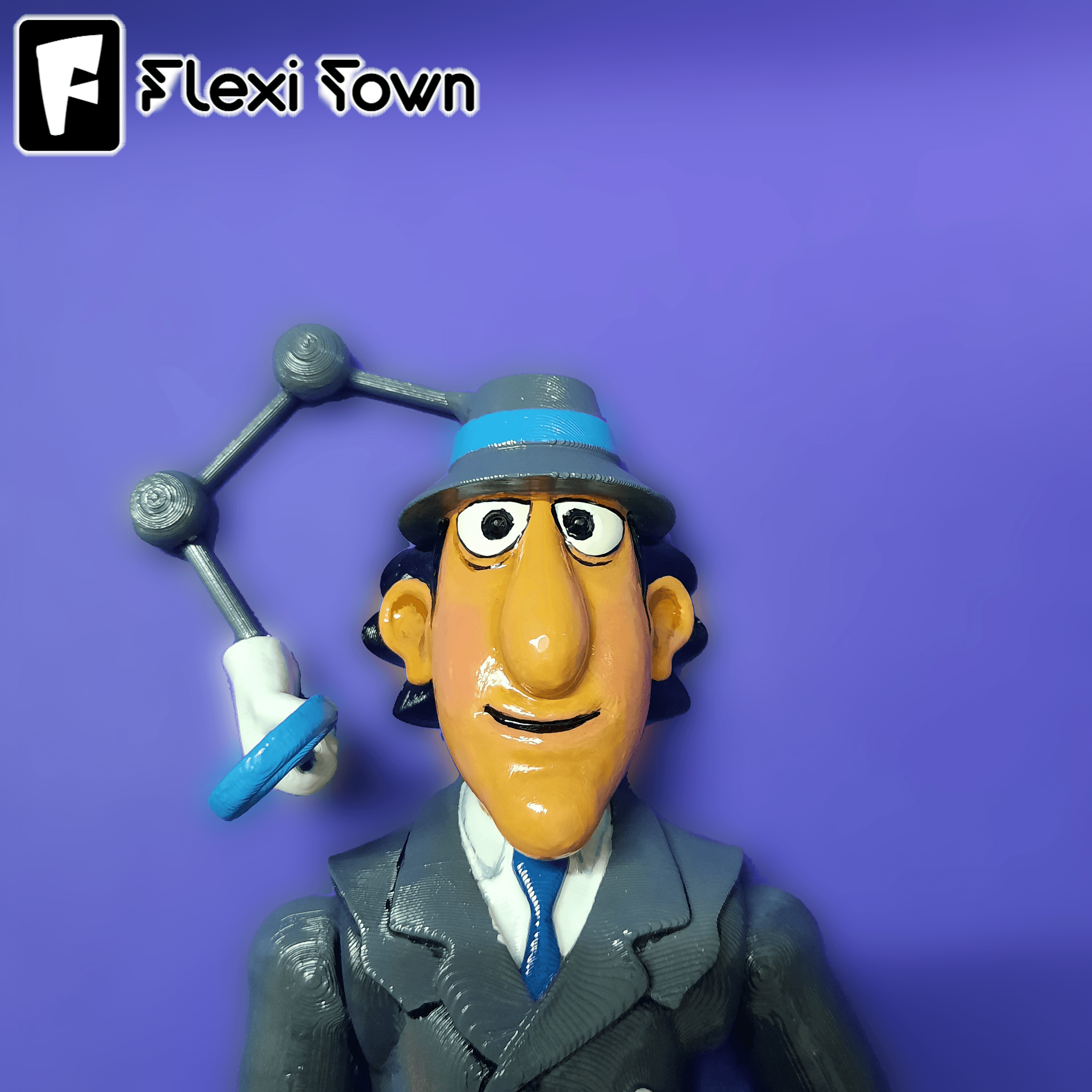 Flexi Print-in-Place Inspector Gadget 3d model