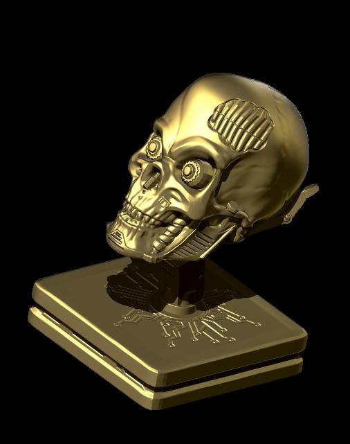 Cyber Skull 3d model