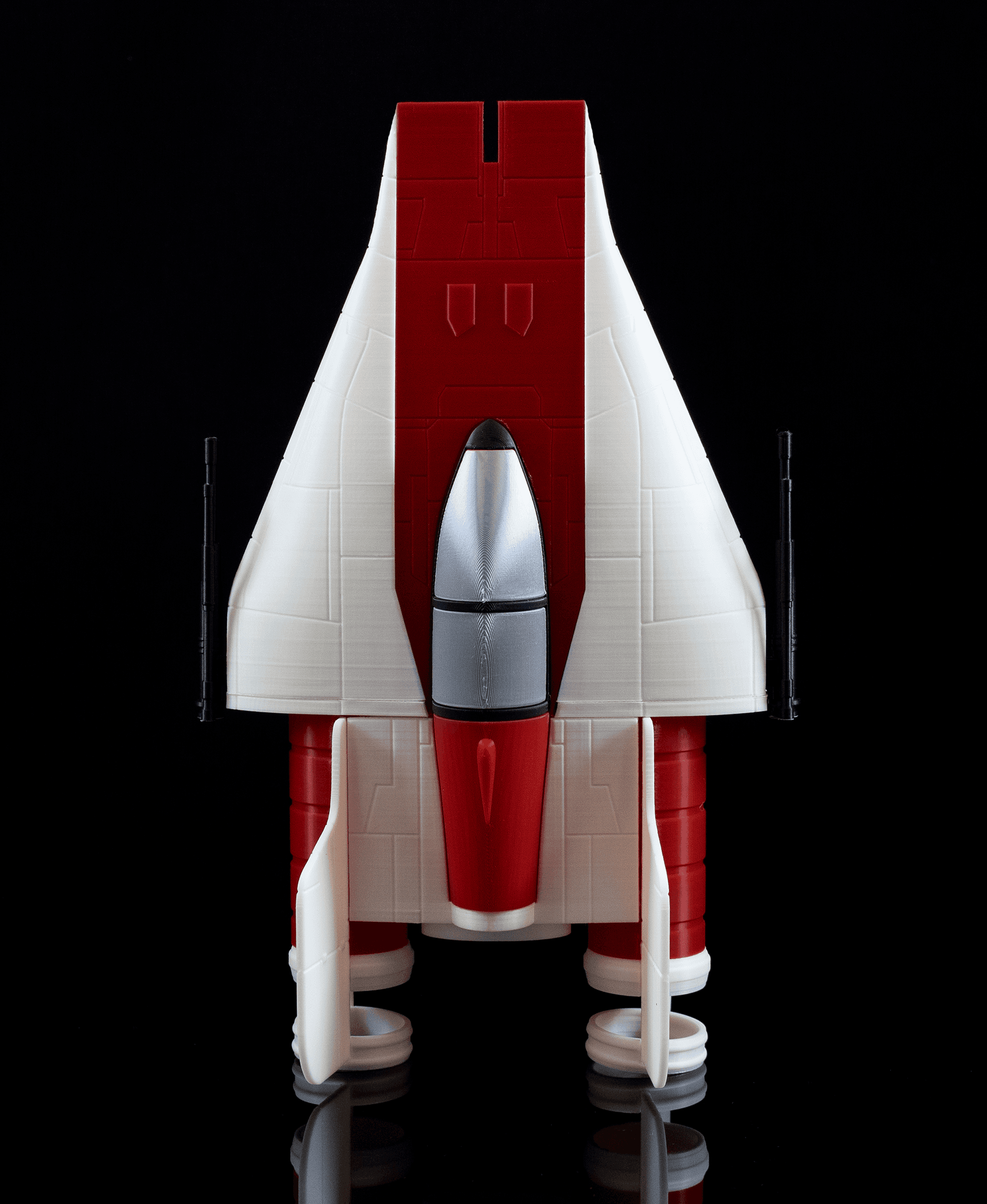 A-Wing and The Death Star - Star Wars (No Supports, No AMS) 3d model