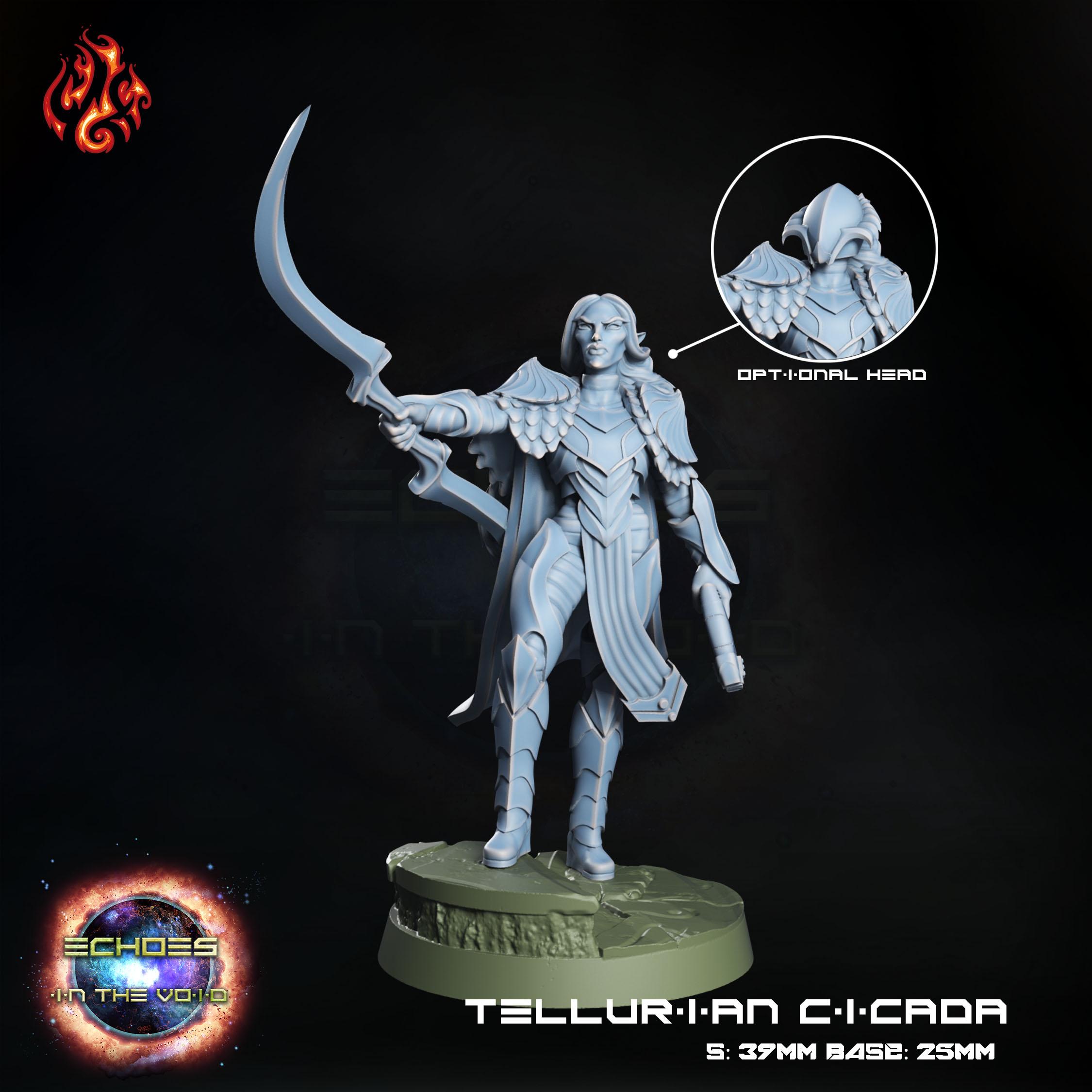 Tellurian Cicada 3d model