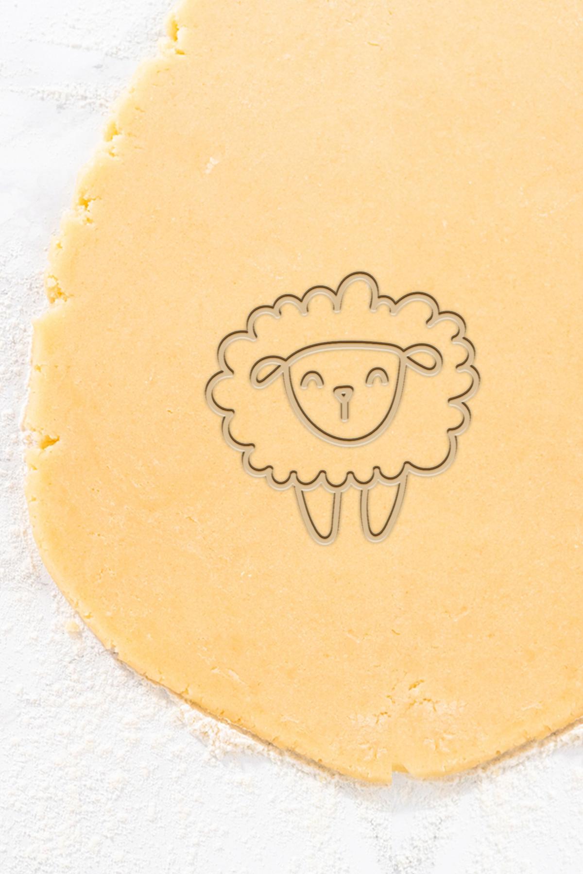 Sheep Cookie Cutter, Biscuit Cutter 3d model