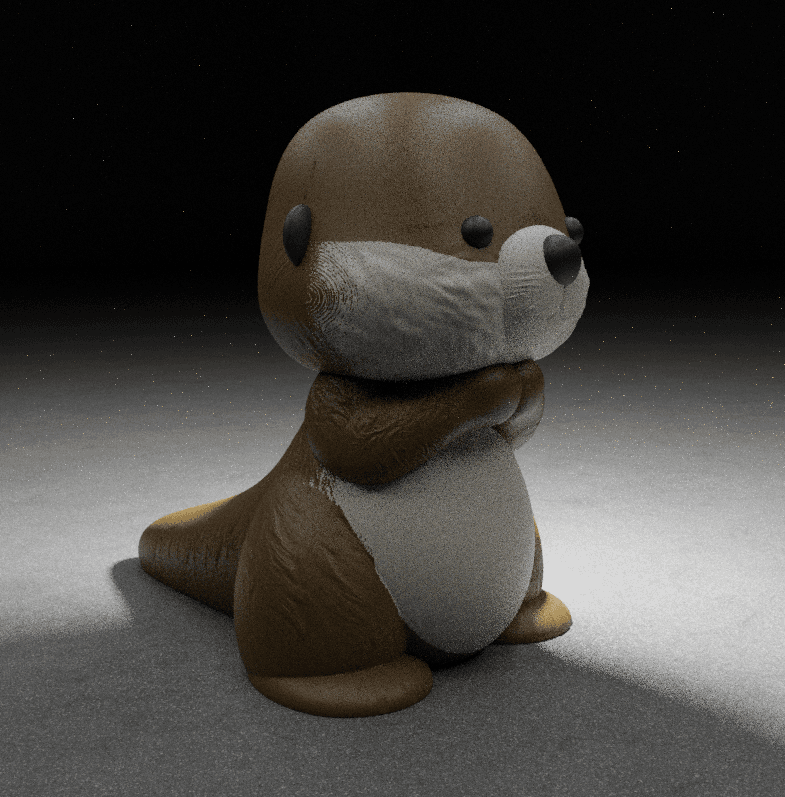 Mesh Mayhem free garden Otter 3d model