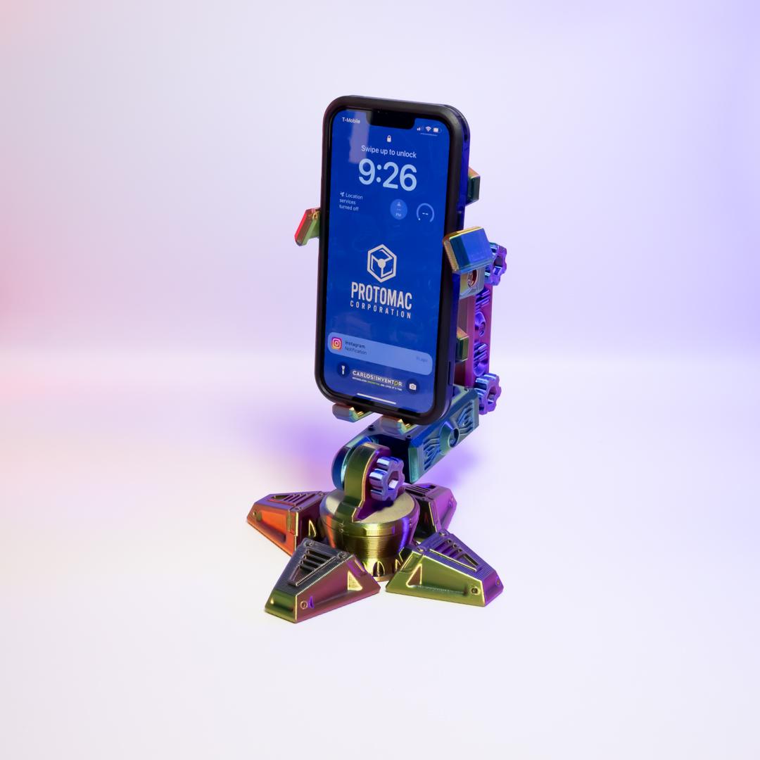 RoboArm Desk Phone Holder 3d model