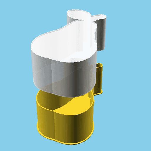 Pear, nestable box (v1) 3d model