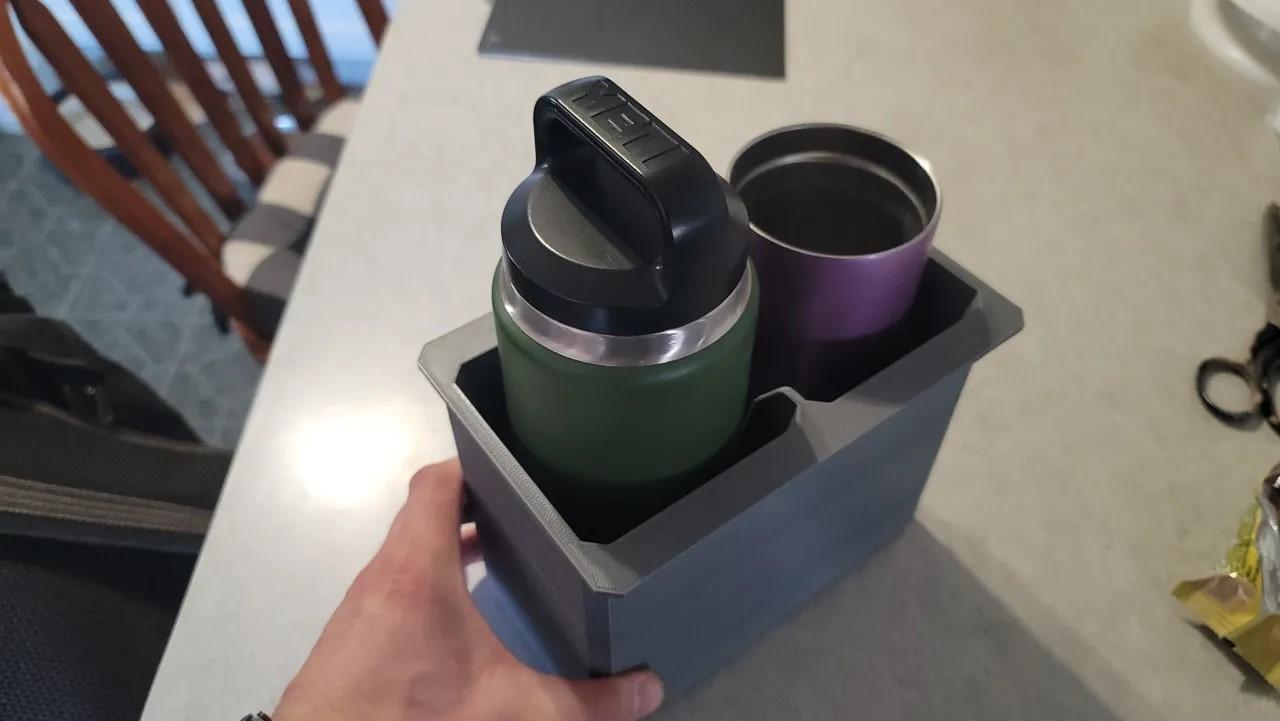 Simple Cup Holder For ORV and Side By Side 3d model