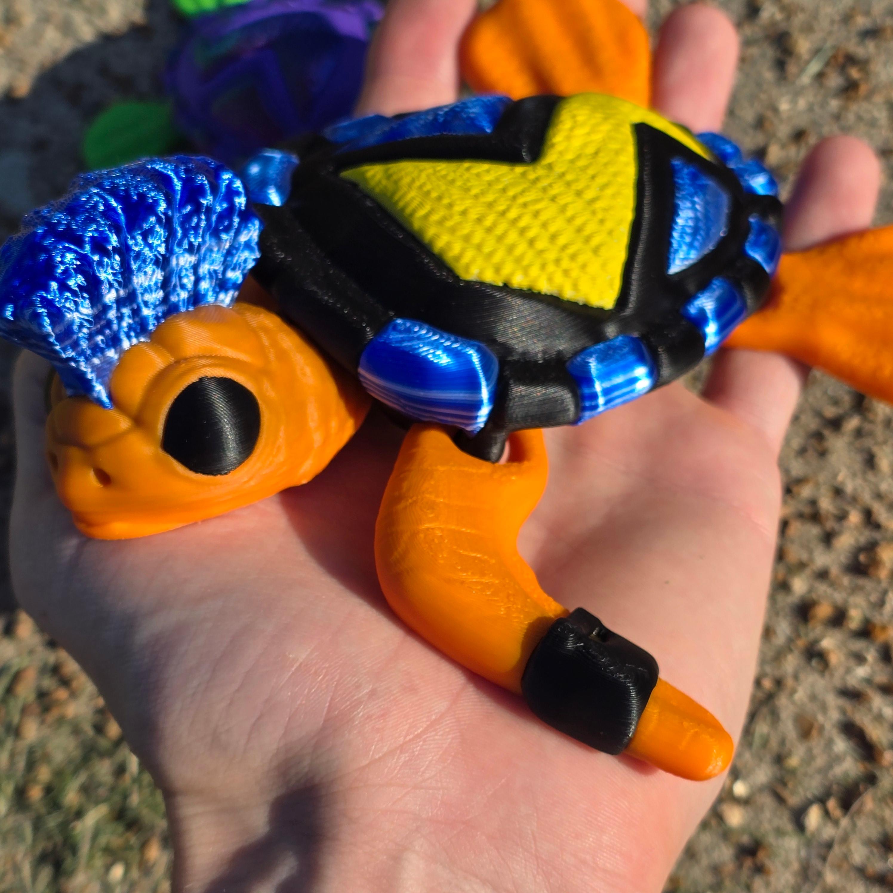 Flexi Punk Rock Sea Turtle 3d model