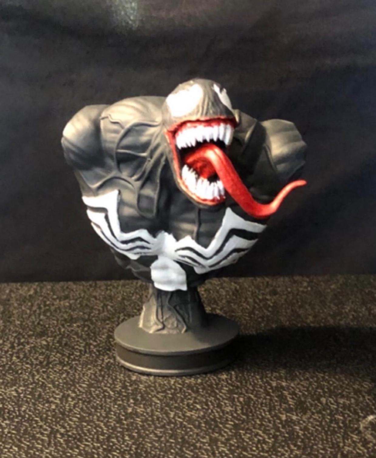 Venom Bust (Pre-Supported) 3d model