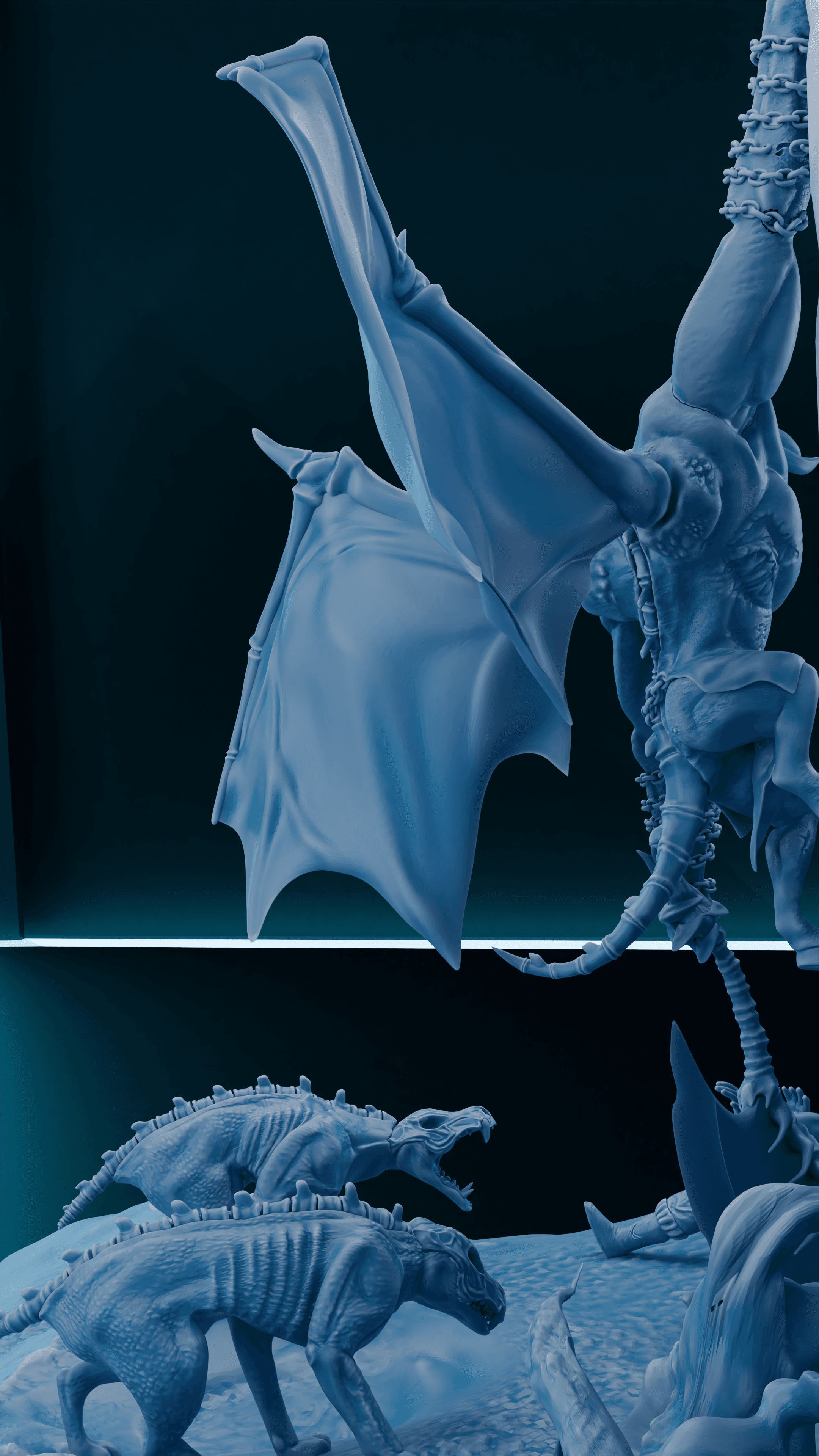 The Butcher, Herald of the Wild (bookend for shelves) 3d model