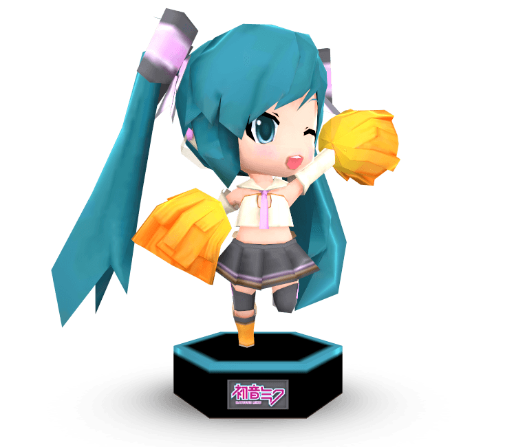 Cheer Miku Figurine 3d model