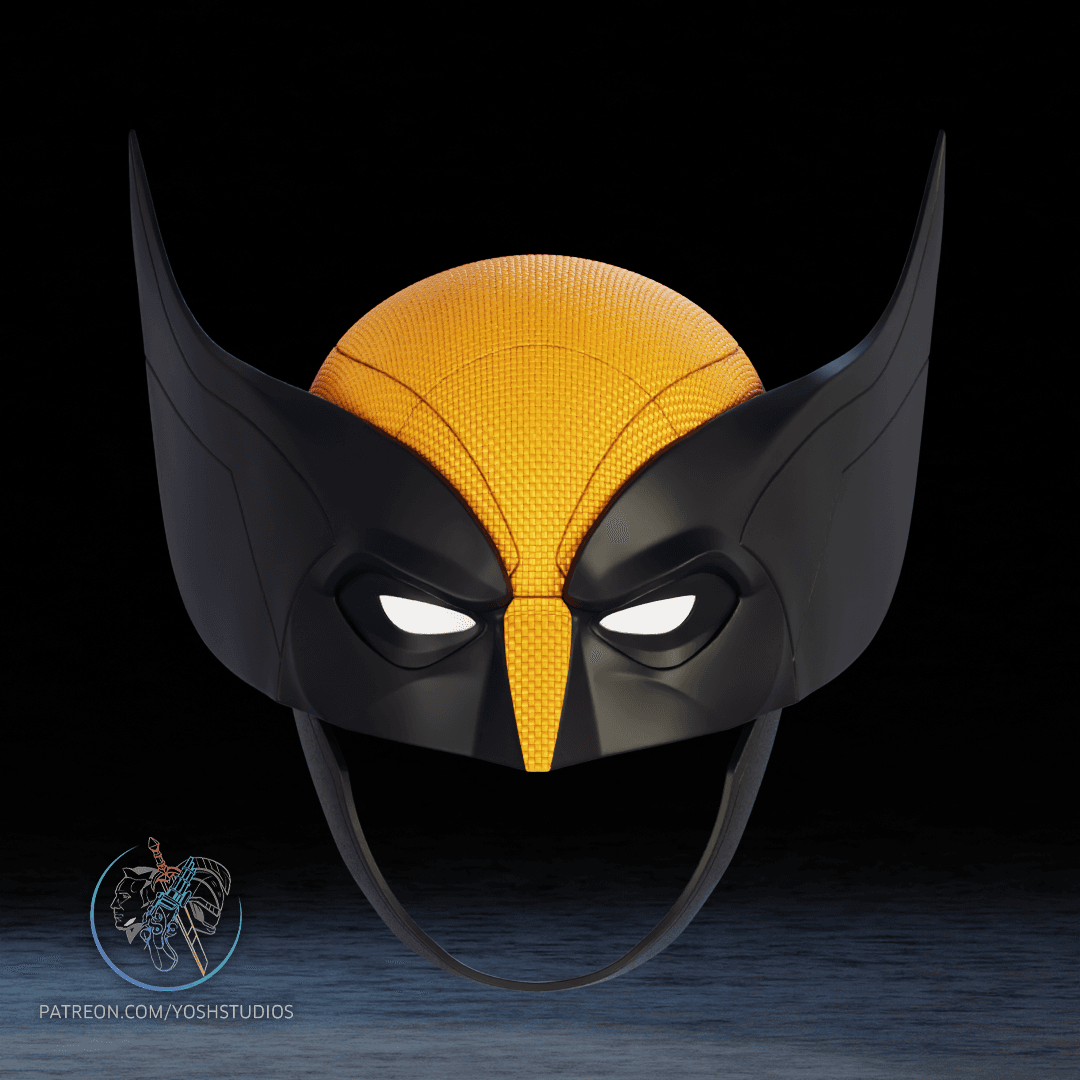 Wolverine Deadpool 3 Mask 3D Print File STL 3d model