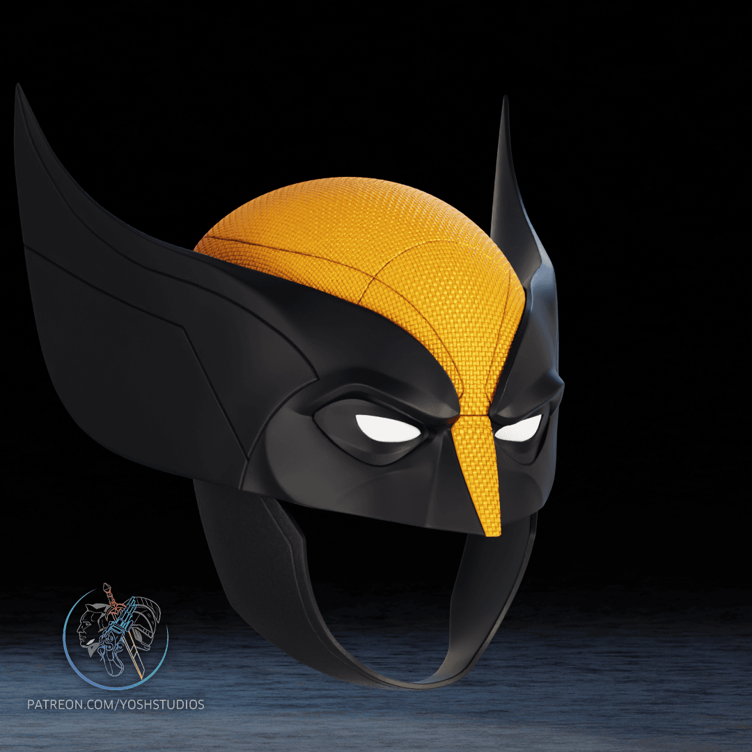 Wolverine Deadpool 3 Mask 3D Print File STL 3d model
