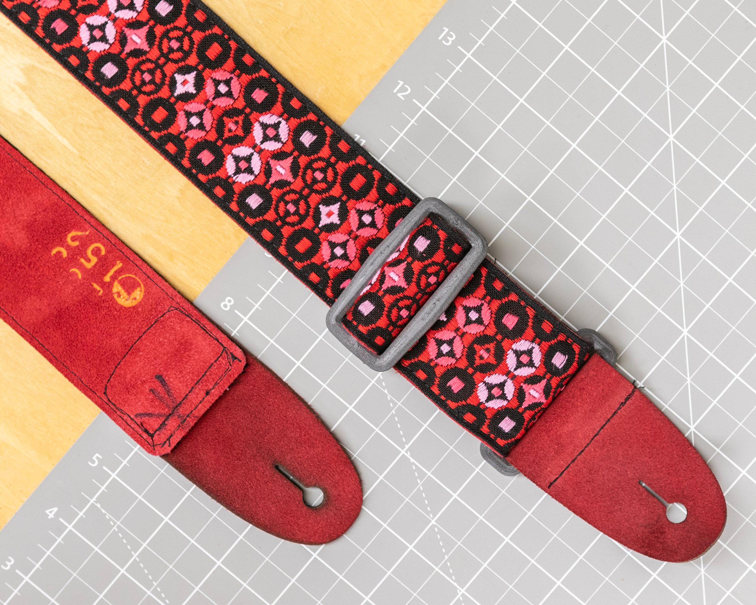 Guitar/Camera Strap Hardware (+laser & sewing patterns) 3d model