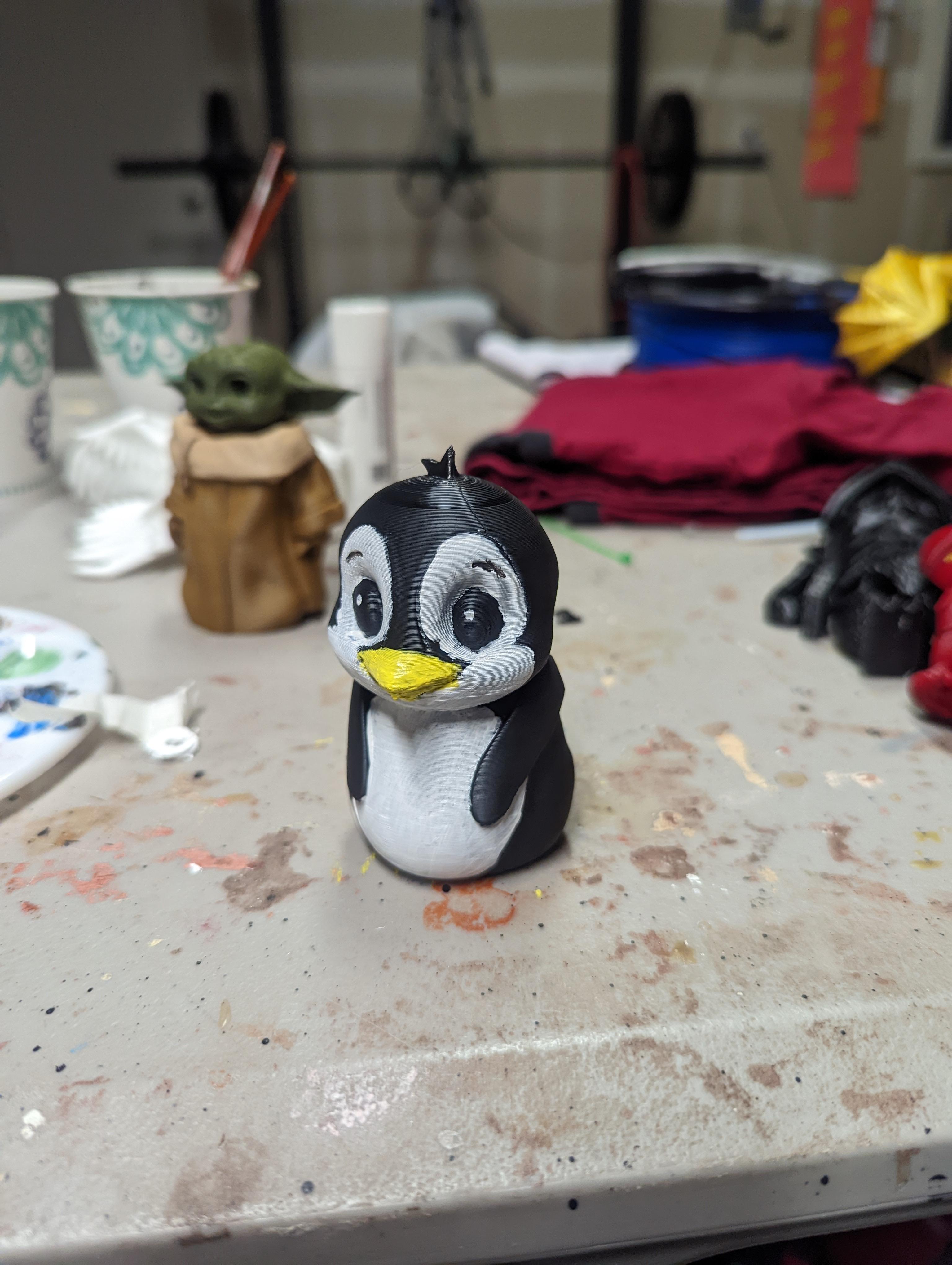 Cute Penguin 3d model