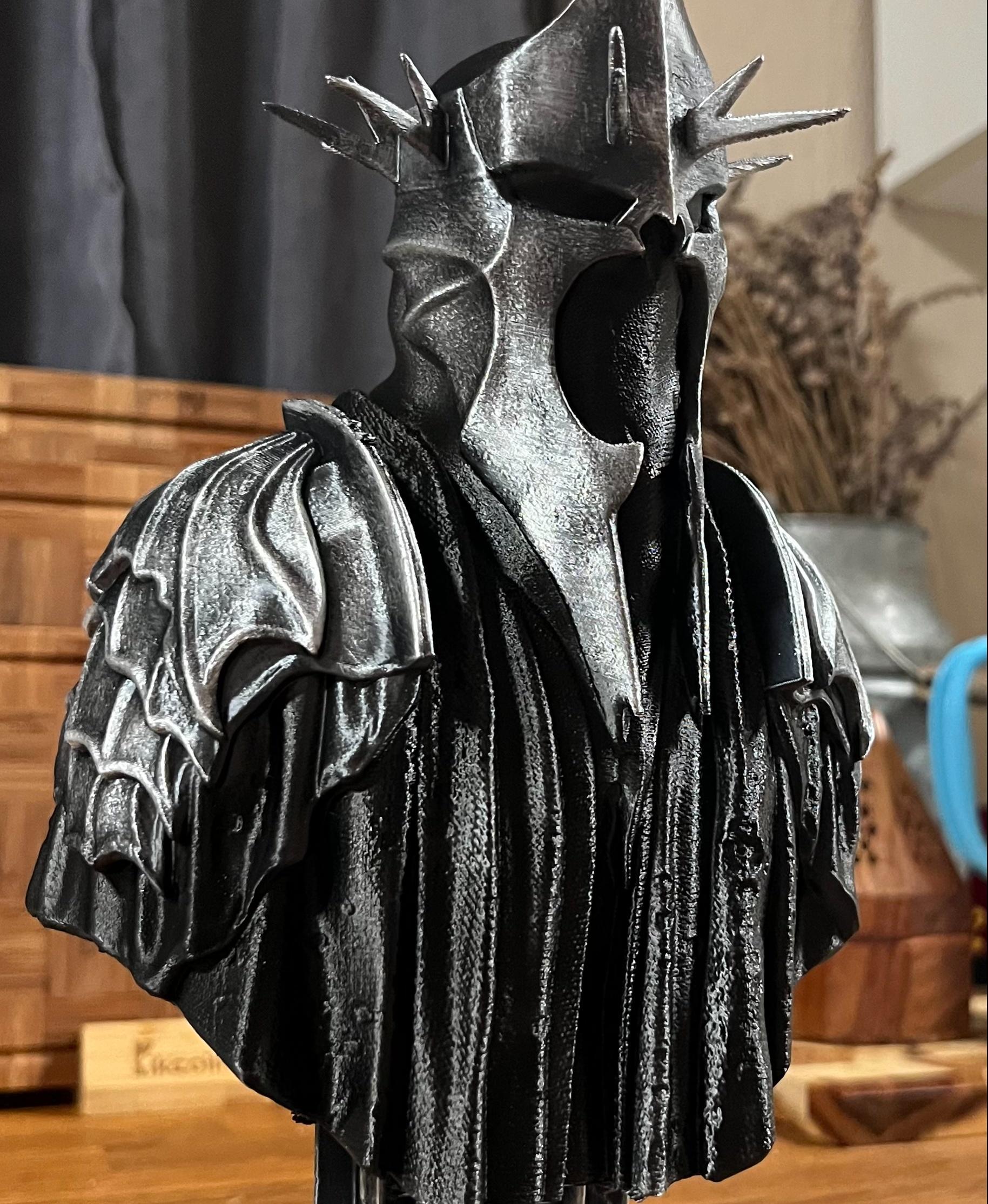 Witch King of Angmar bust (Pre Supported) - Dude!!!! Love this print file!!! one of my favorite so far - 3d model