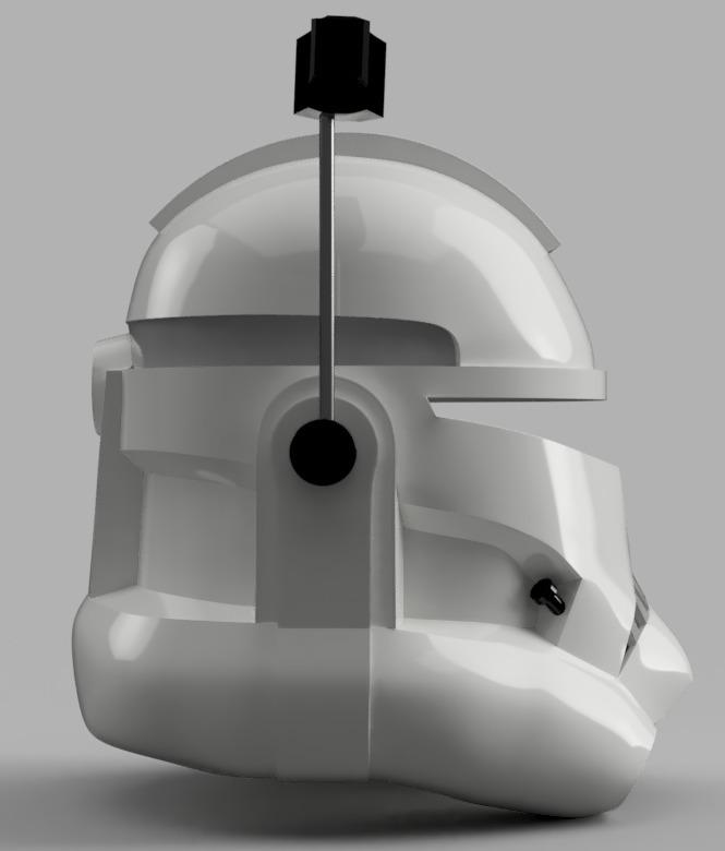 Captain Rex's Helmet Phase 2 (Star Wars) 3d model