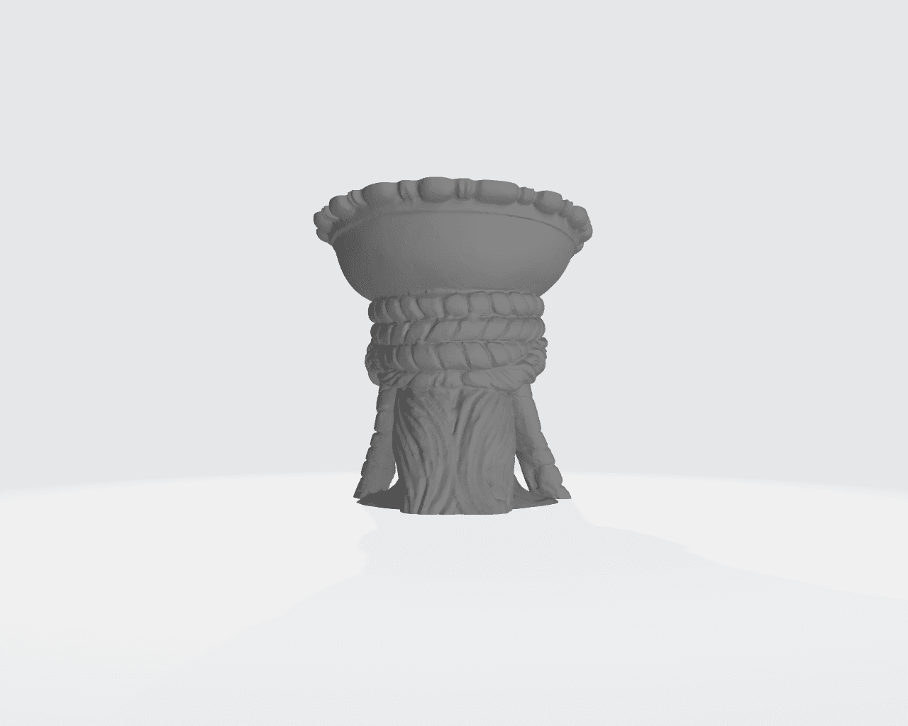 Caryatid pencil holder 3d model