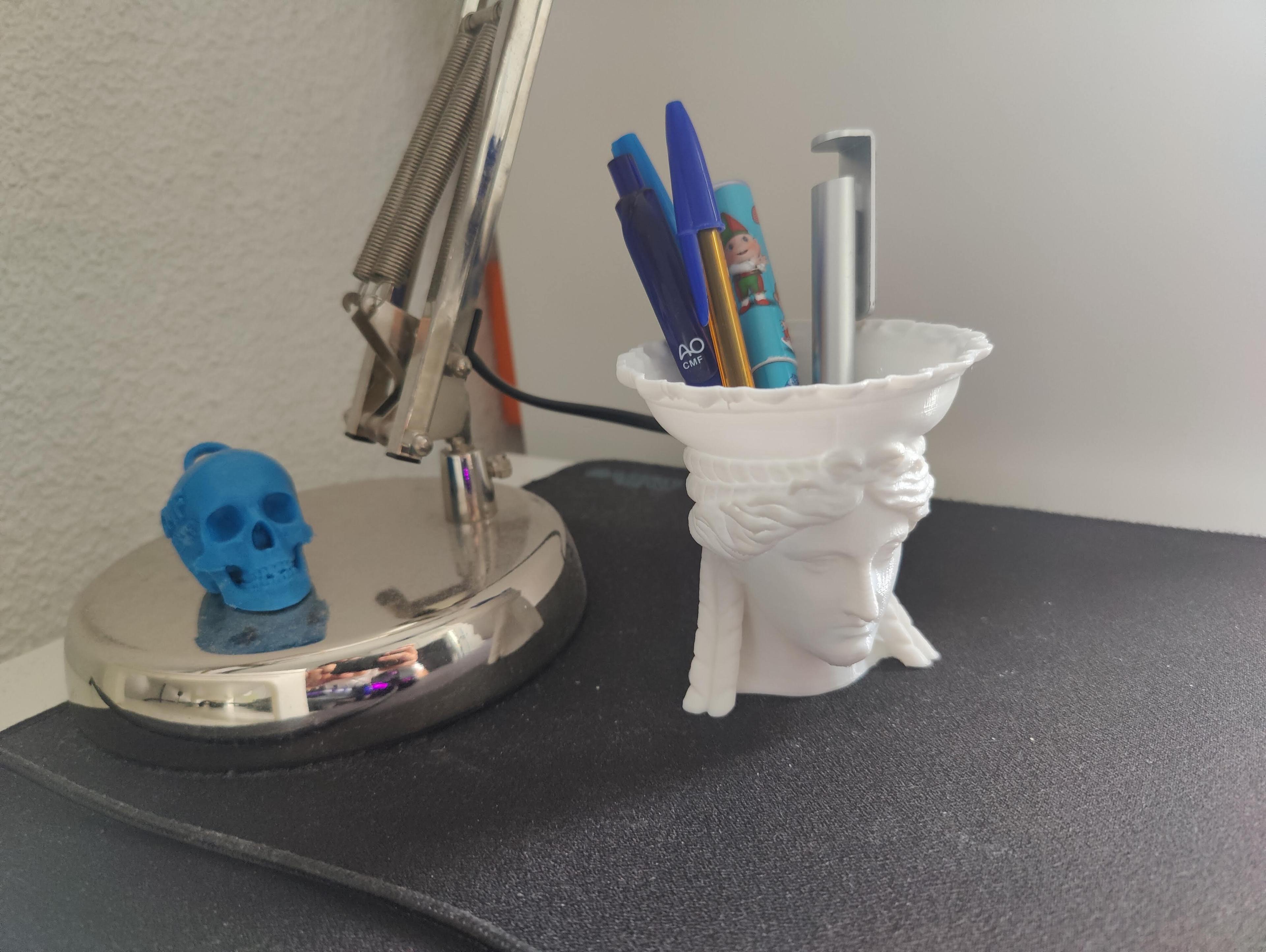 Caryatid pencil holder 3d model