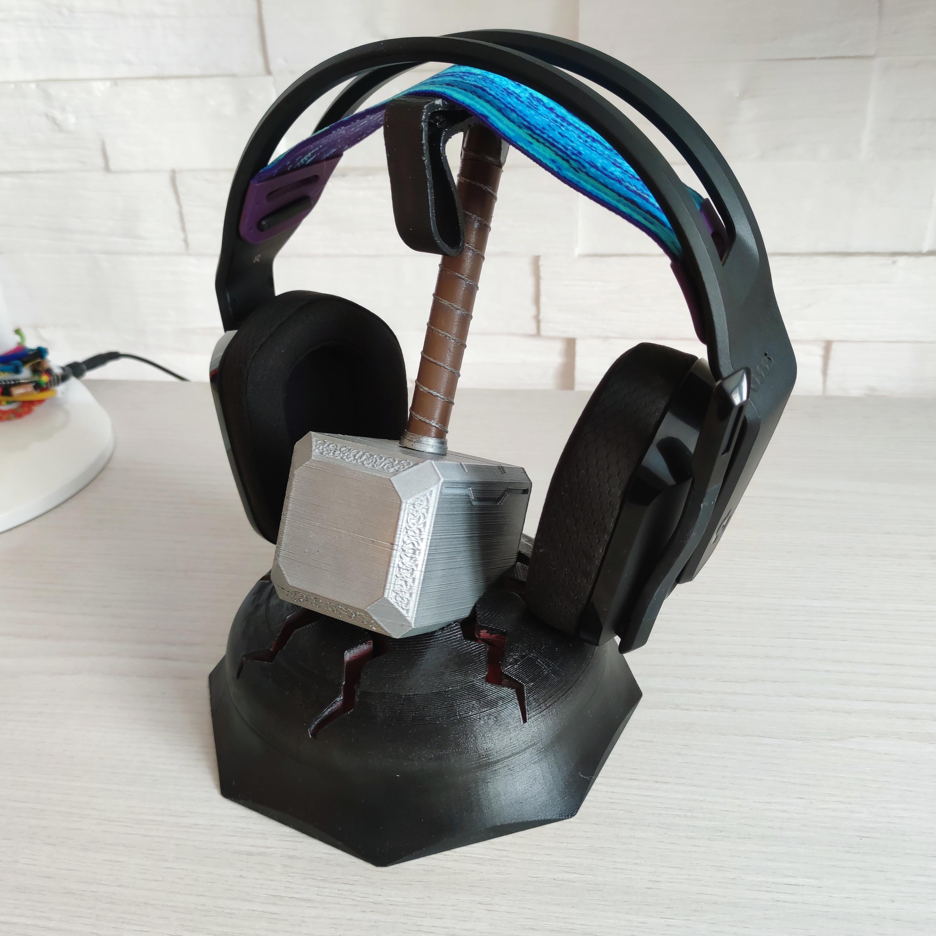Thor - Mjolnir - Headphone Holder 3d model